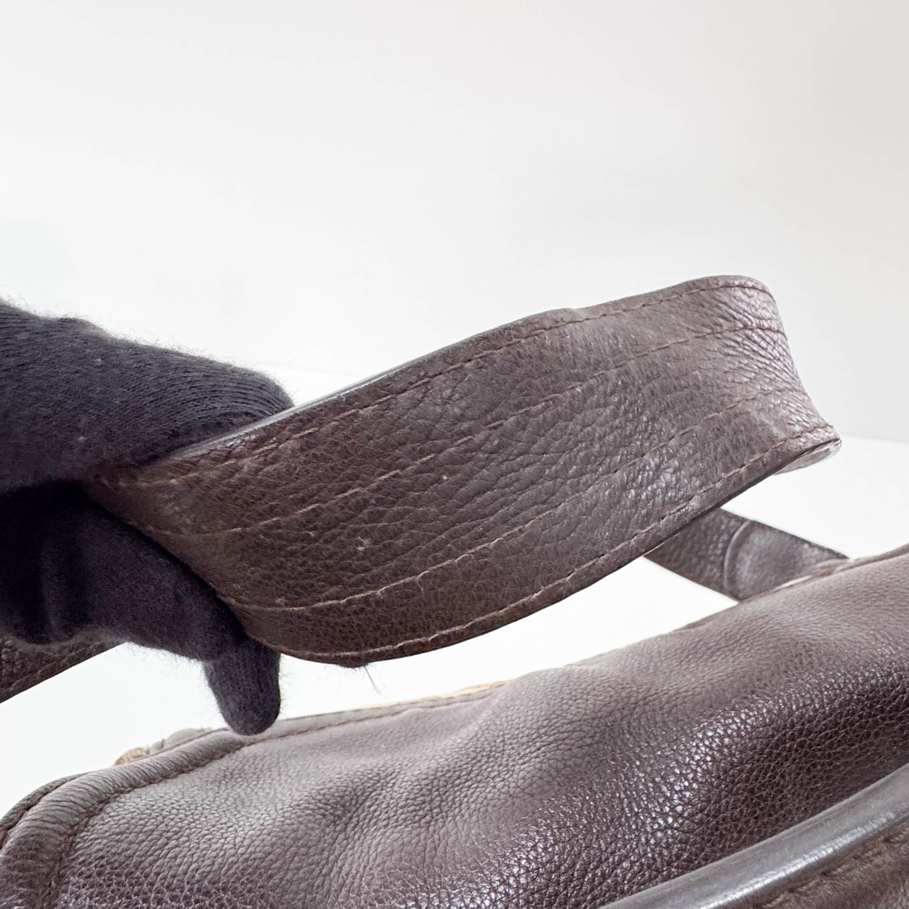 Brown GG Canvas Shoulder Bag