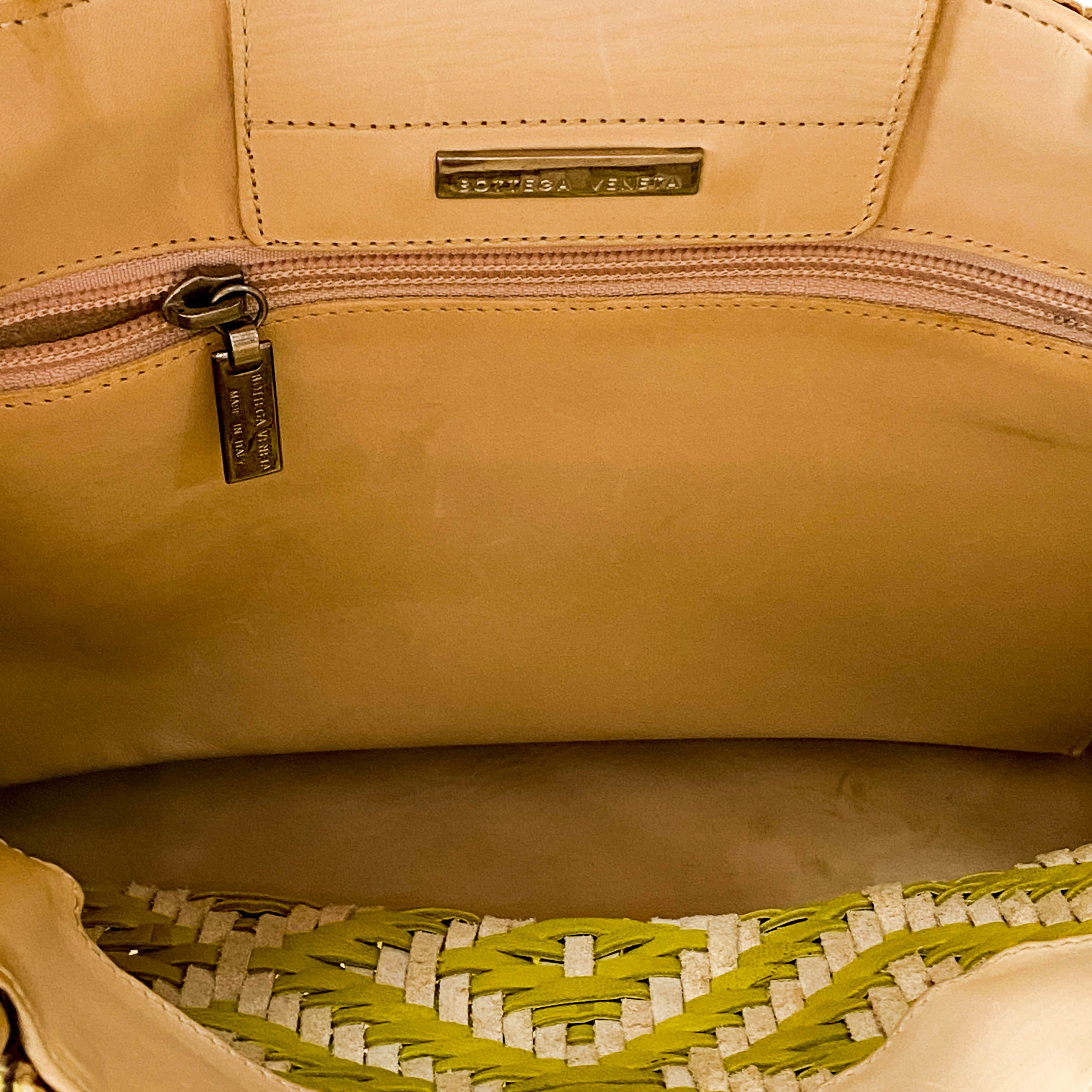 Woven Leather Tote Bag