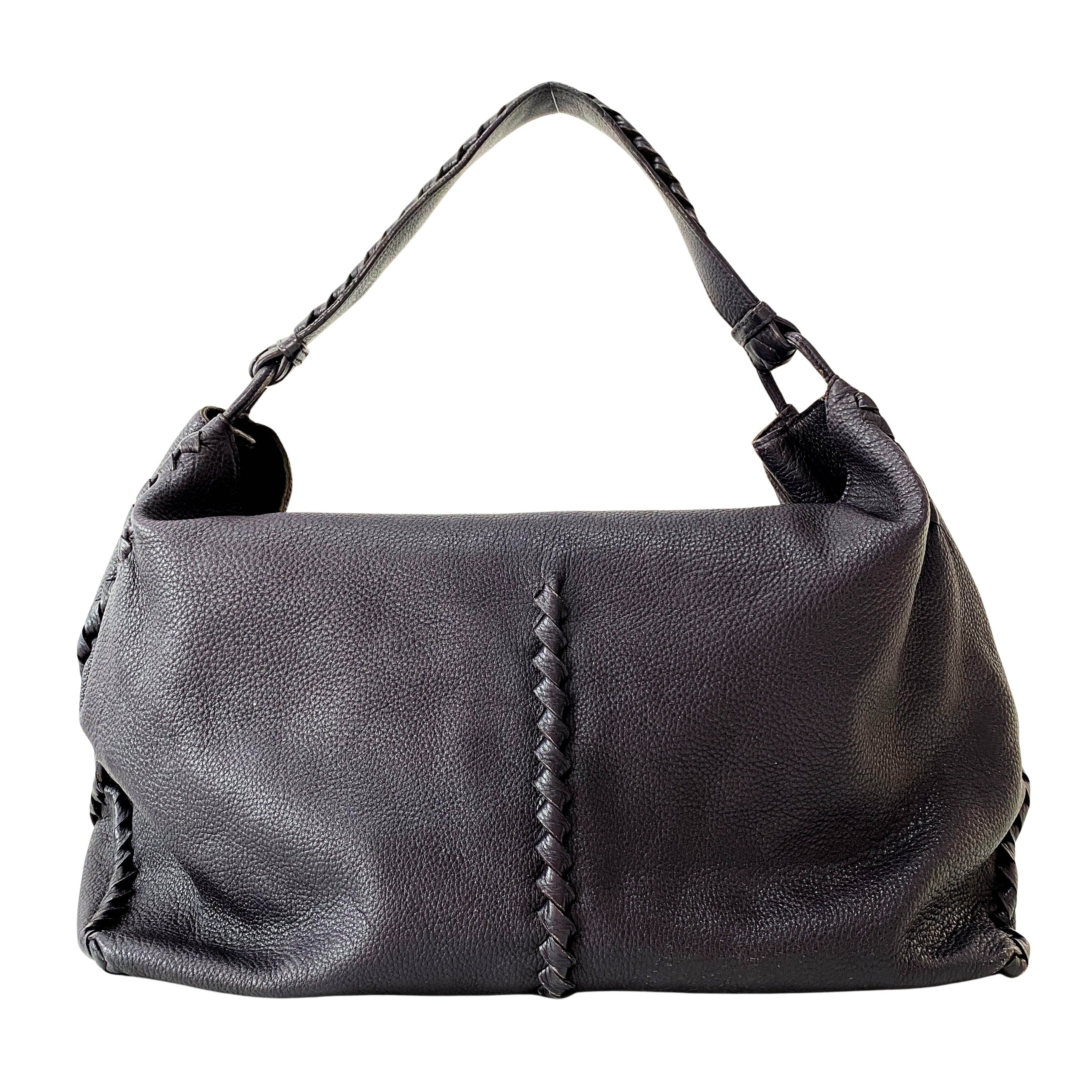 Taupe Hobo Shoulder Bag
