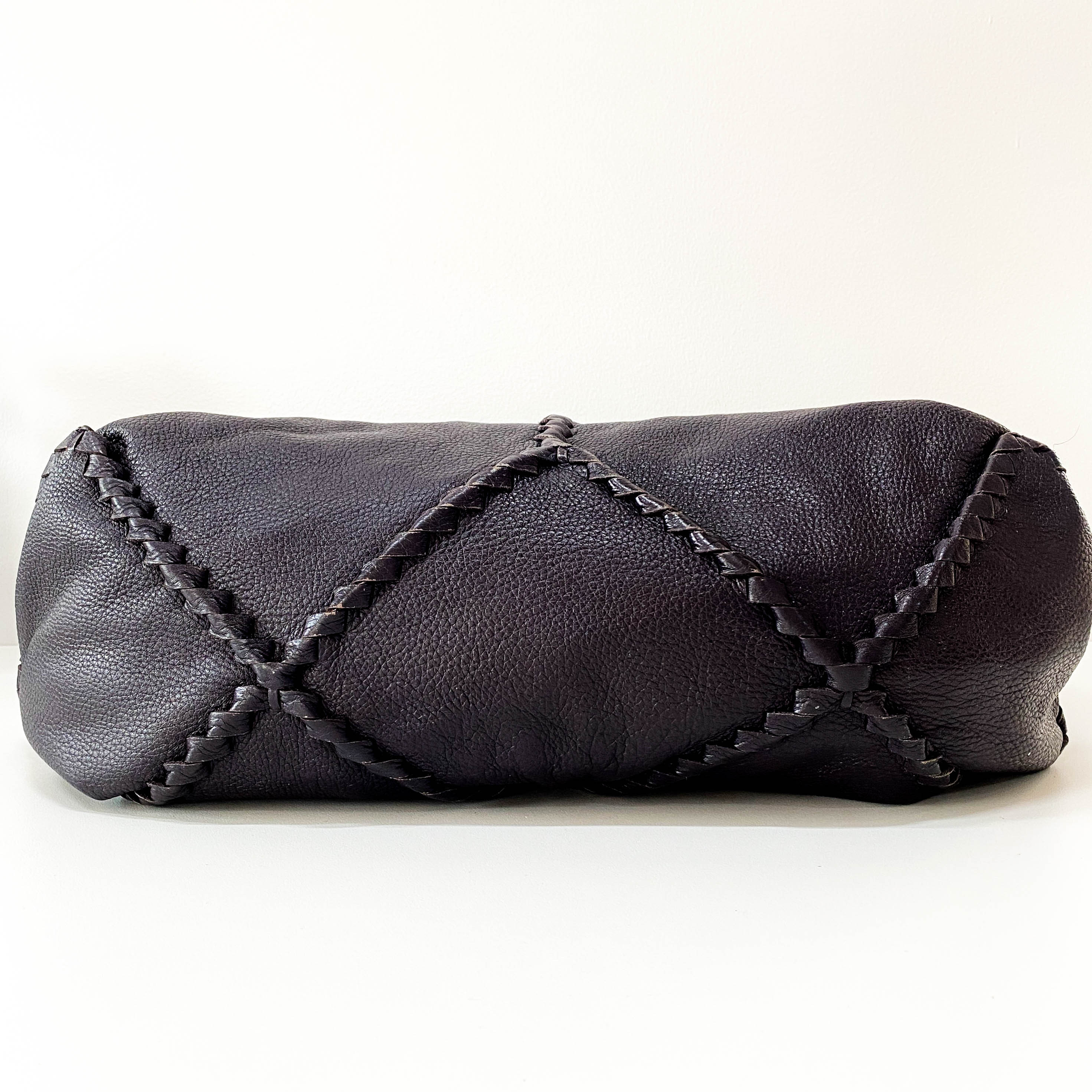 Taupe Hobo Shoulder Bag