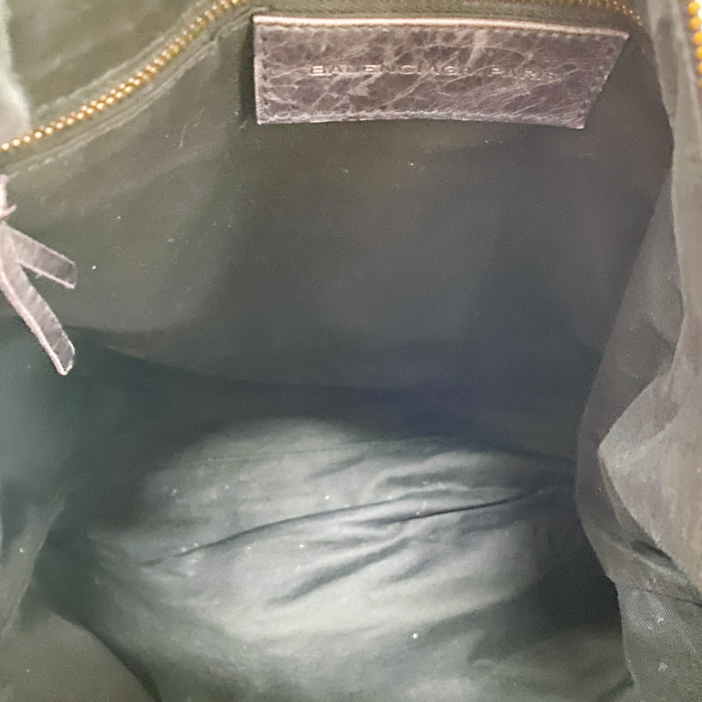 The Day Purple Leather Tote Bag