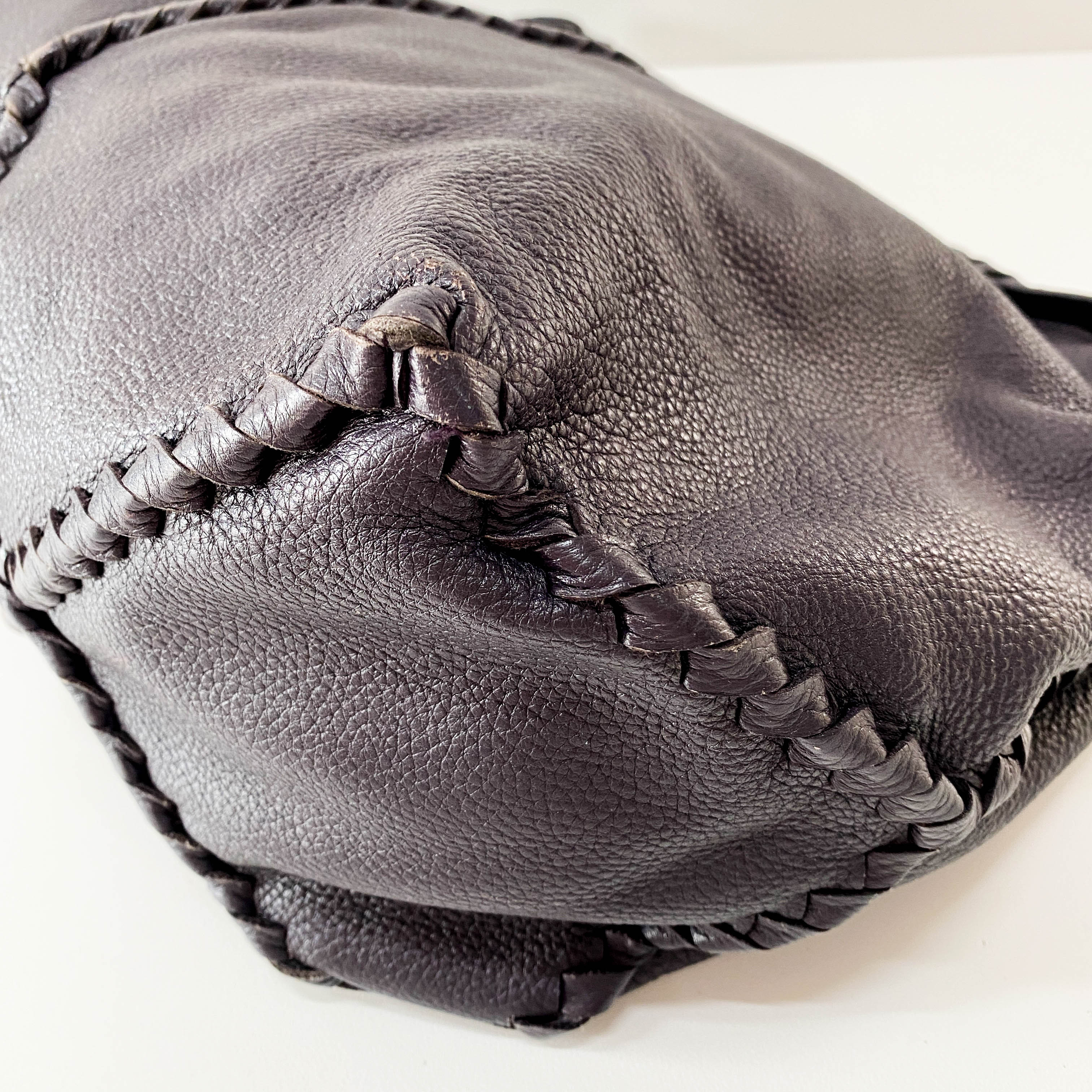 Taupe Hobo Shoulder Bag