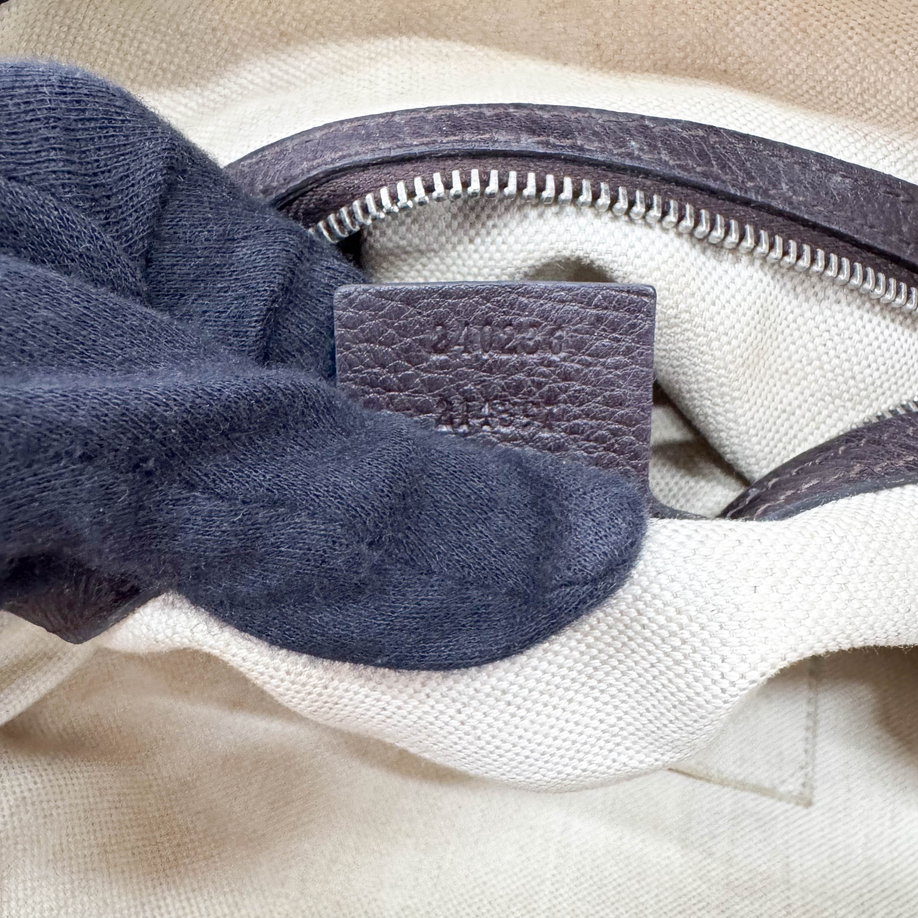 Brown GG Canvas Shoulder Bag