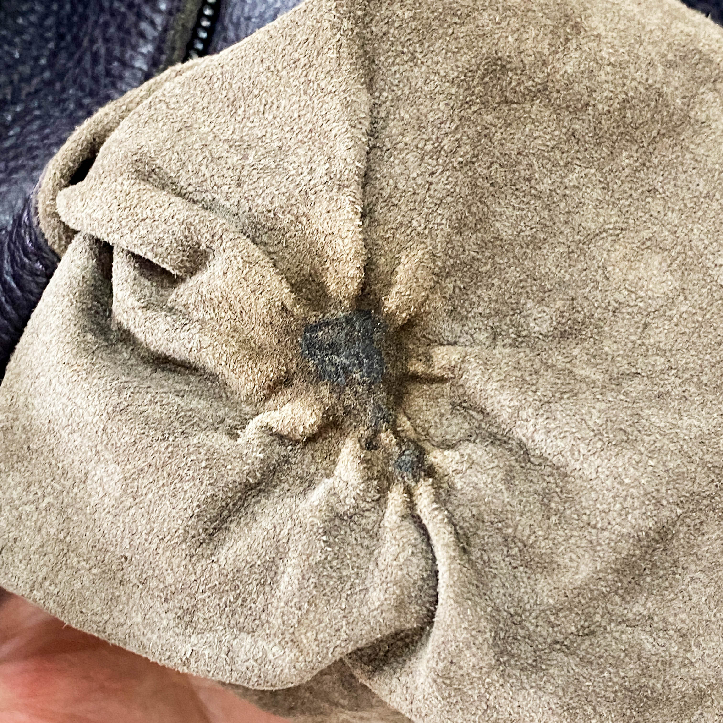 Taupe Hobo Shoulder Bag