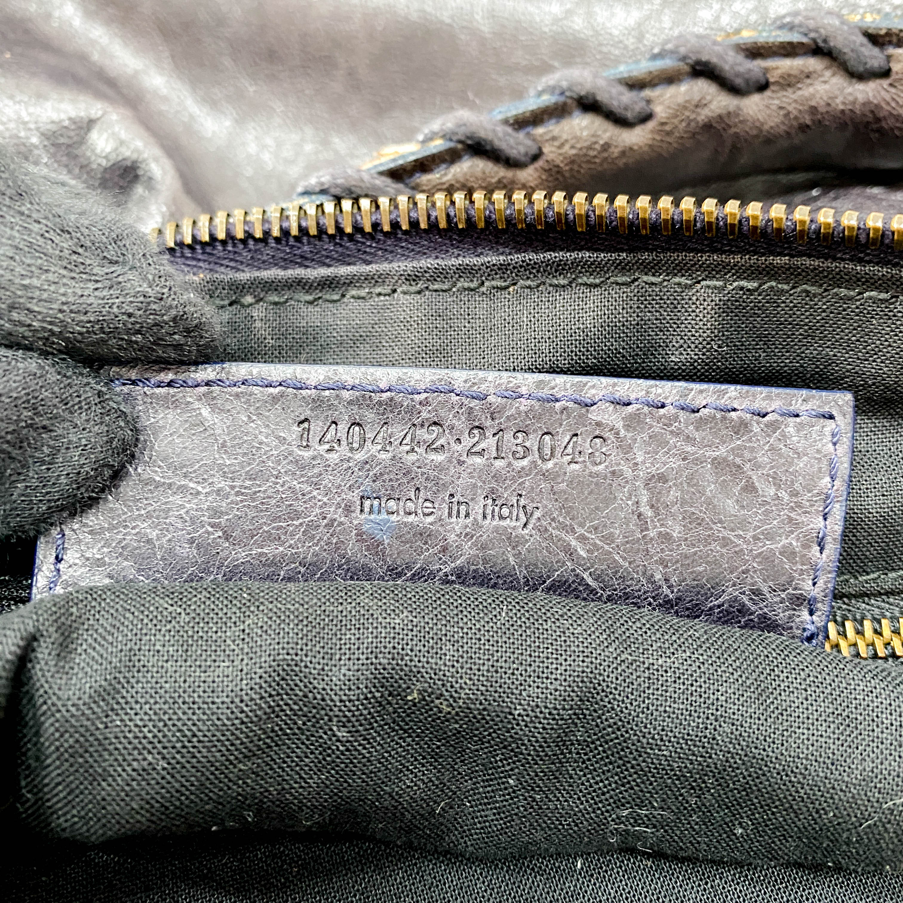 The Day Purple Leather Tote Bag