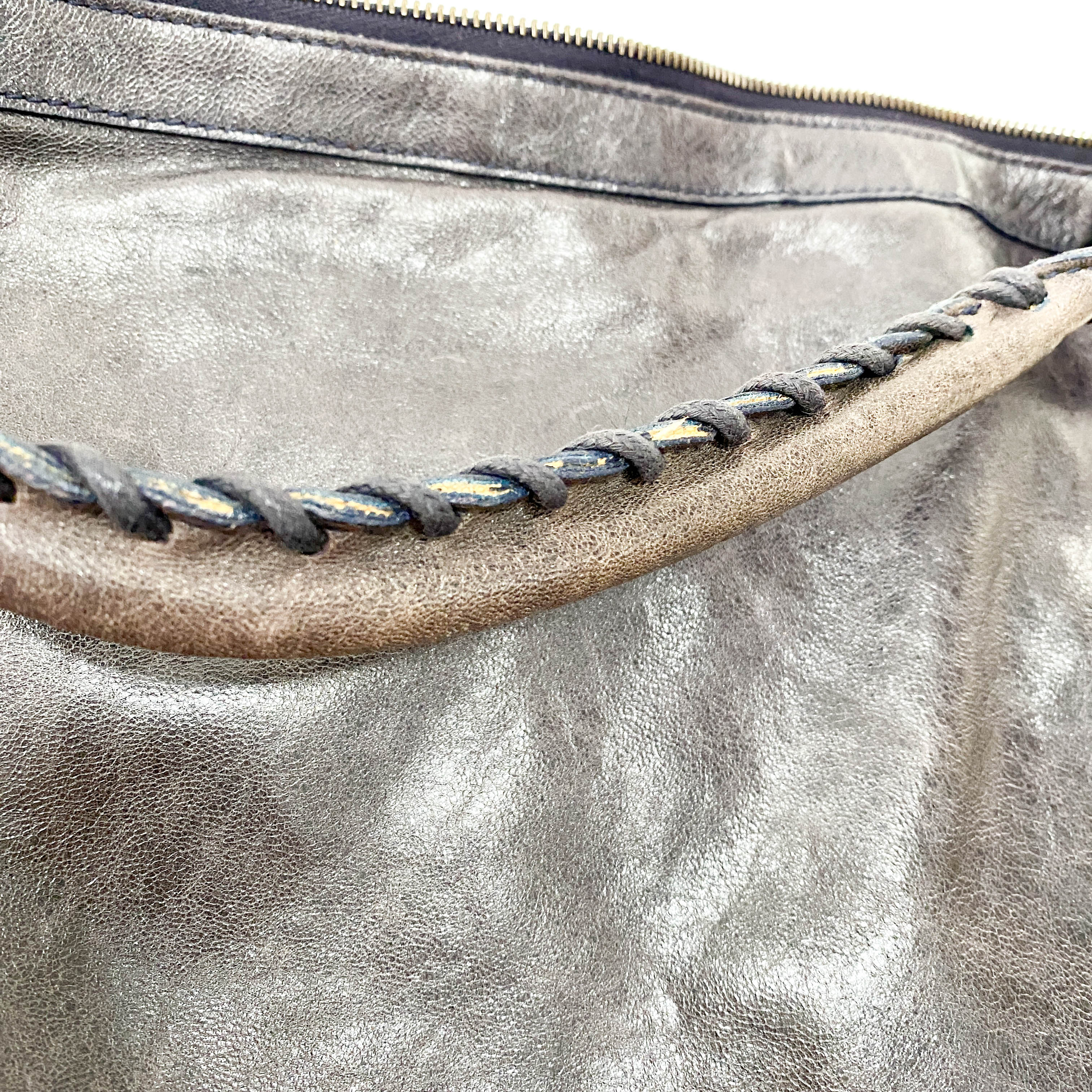 The Day Purple Leather Tote Bag