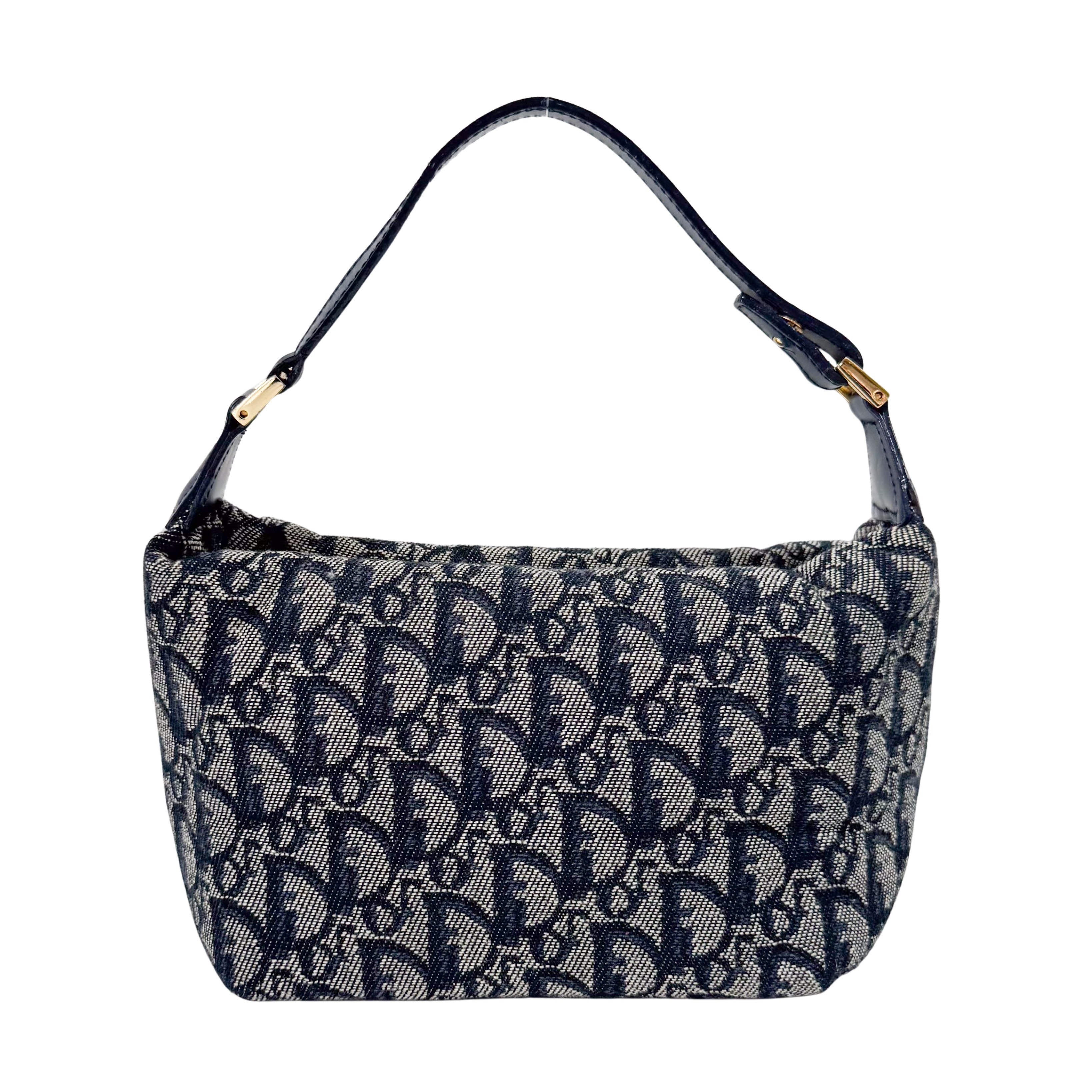 Trotter Navy Canvas Pouch