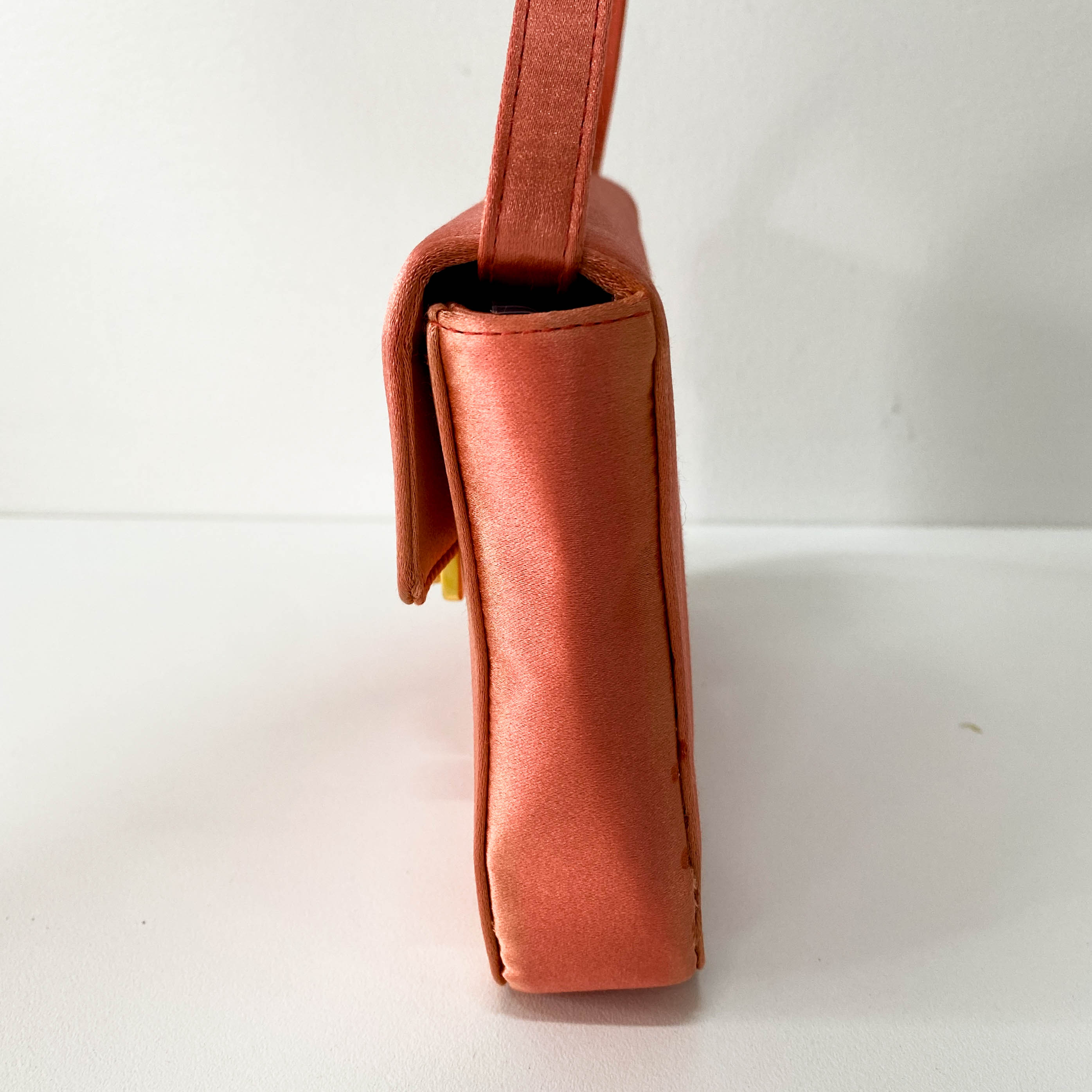 Bijou Pink Satin Crossbody Bag