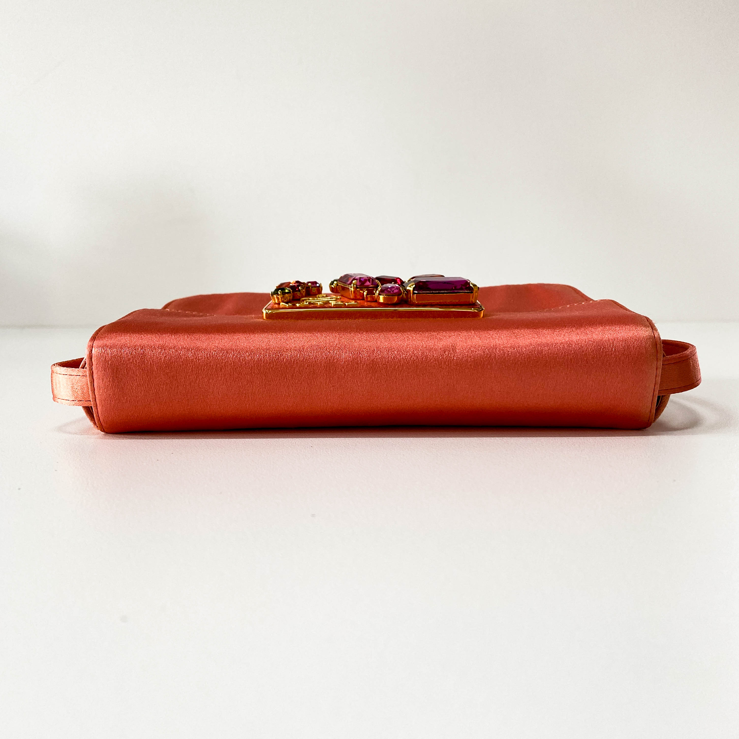 Bijou Pink Satin Crossbody Bag