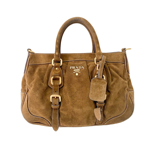 Brown Suede Bag