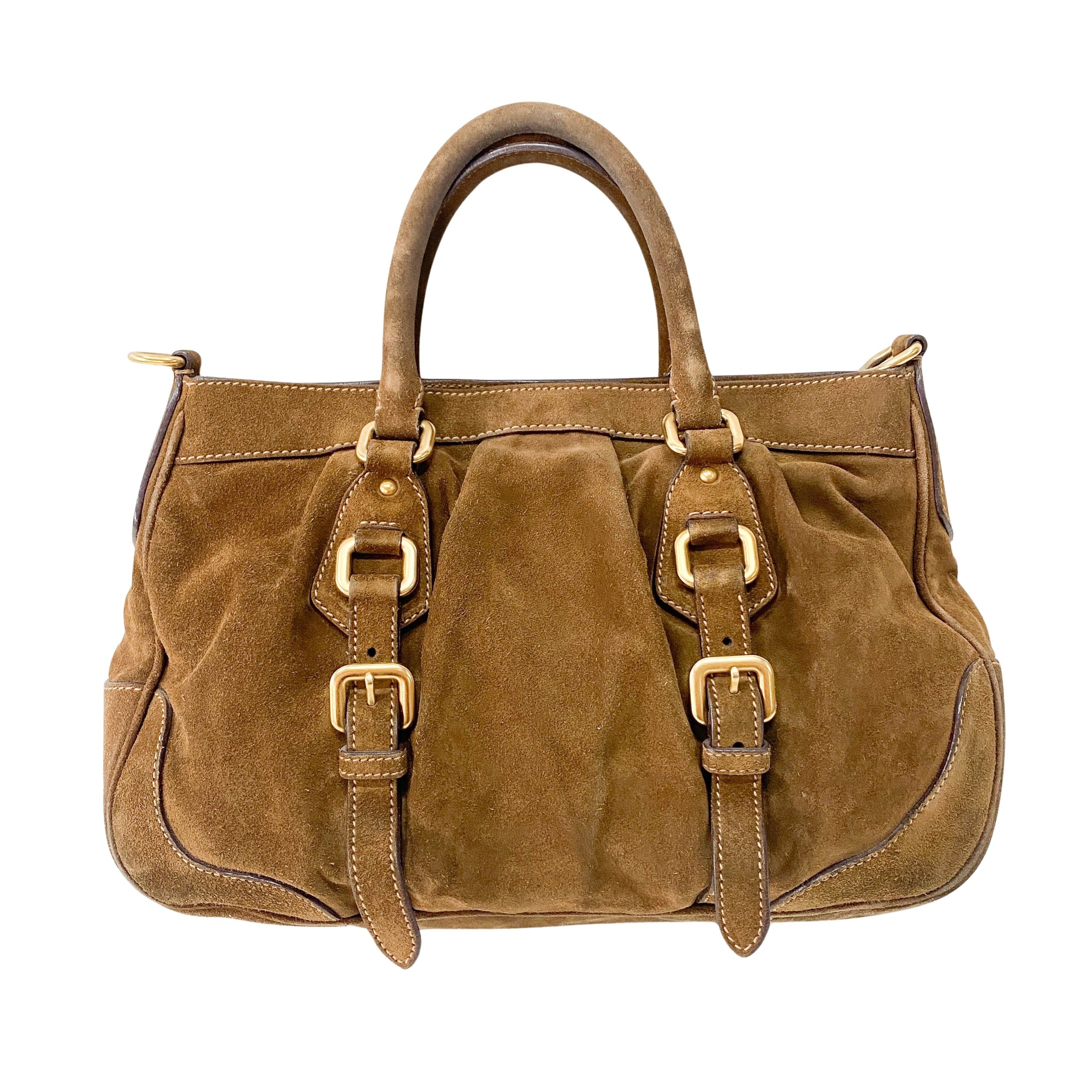 Brown Suede Bag