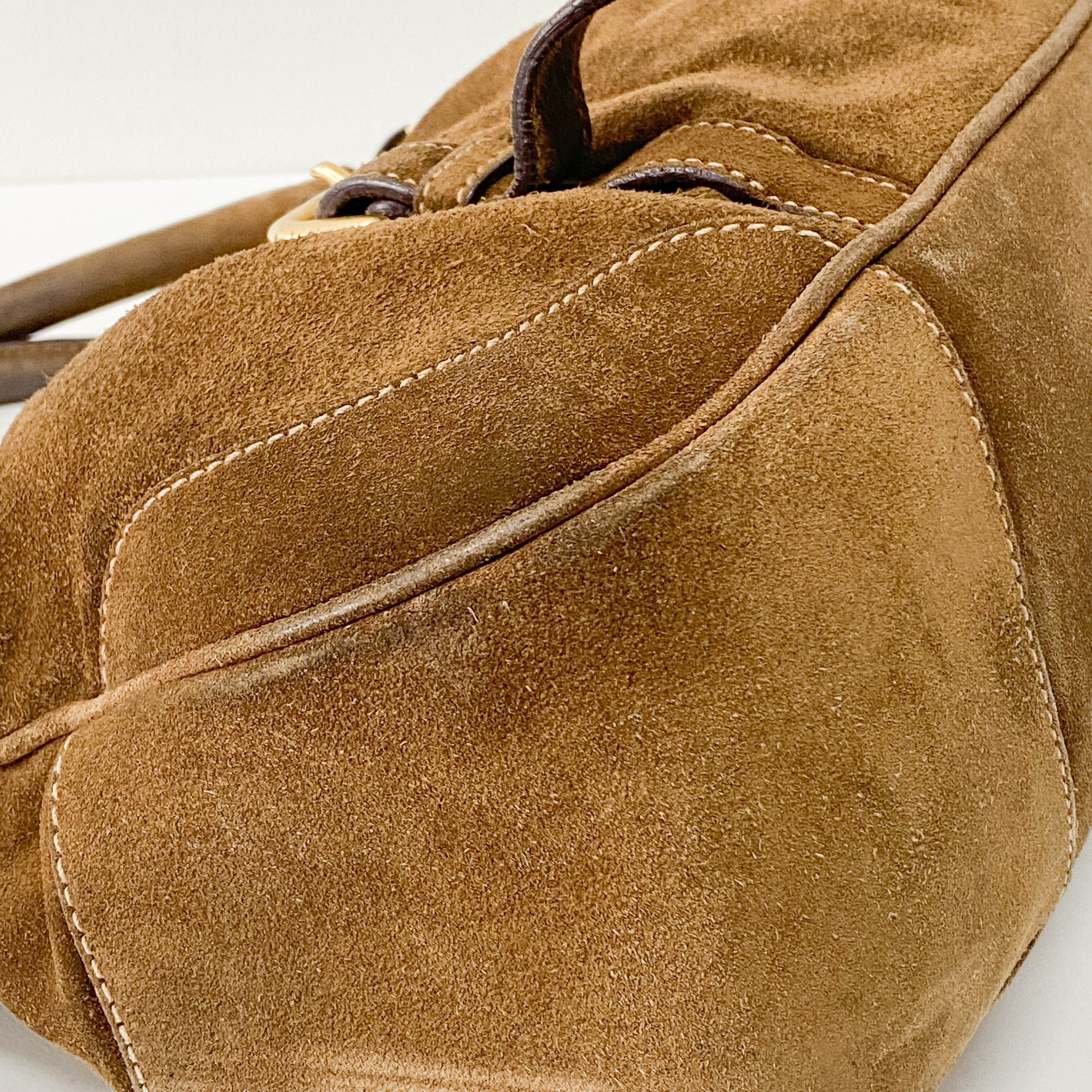 Brown Suede Bag