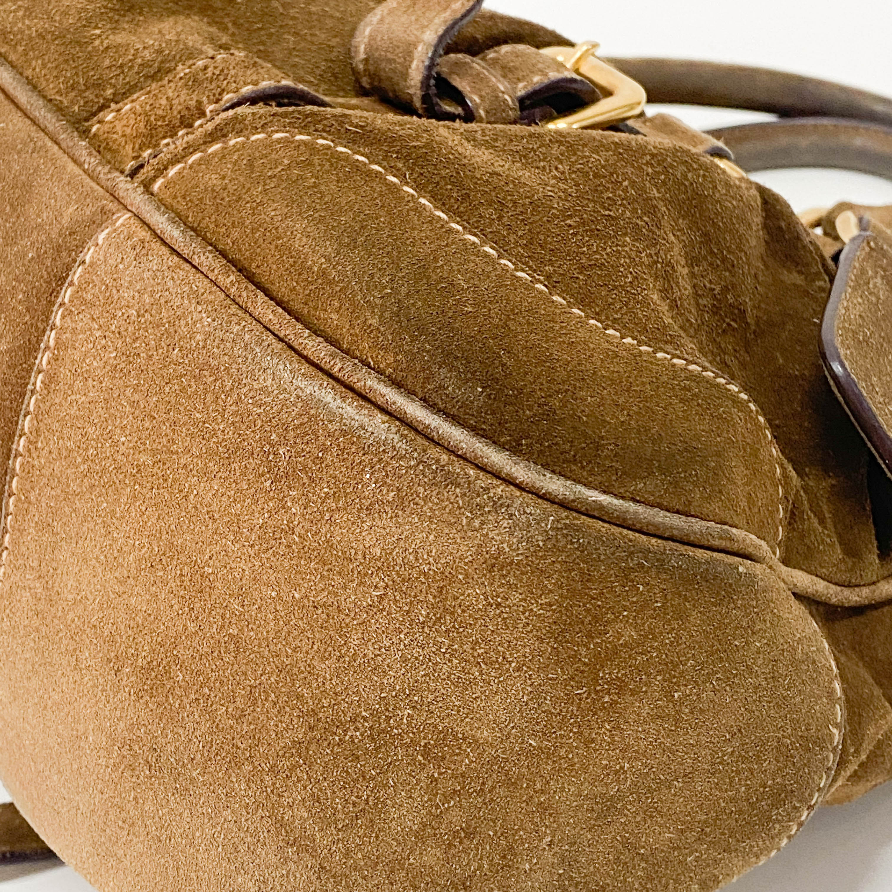 Brown Suede Bag