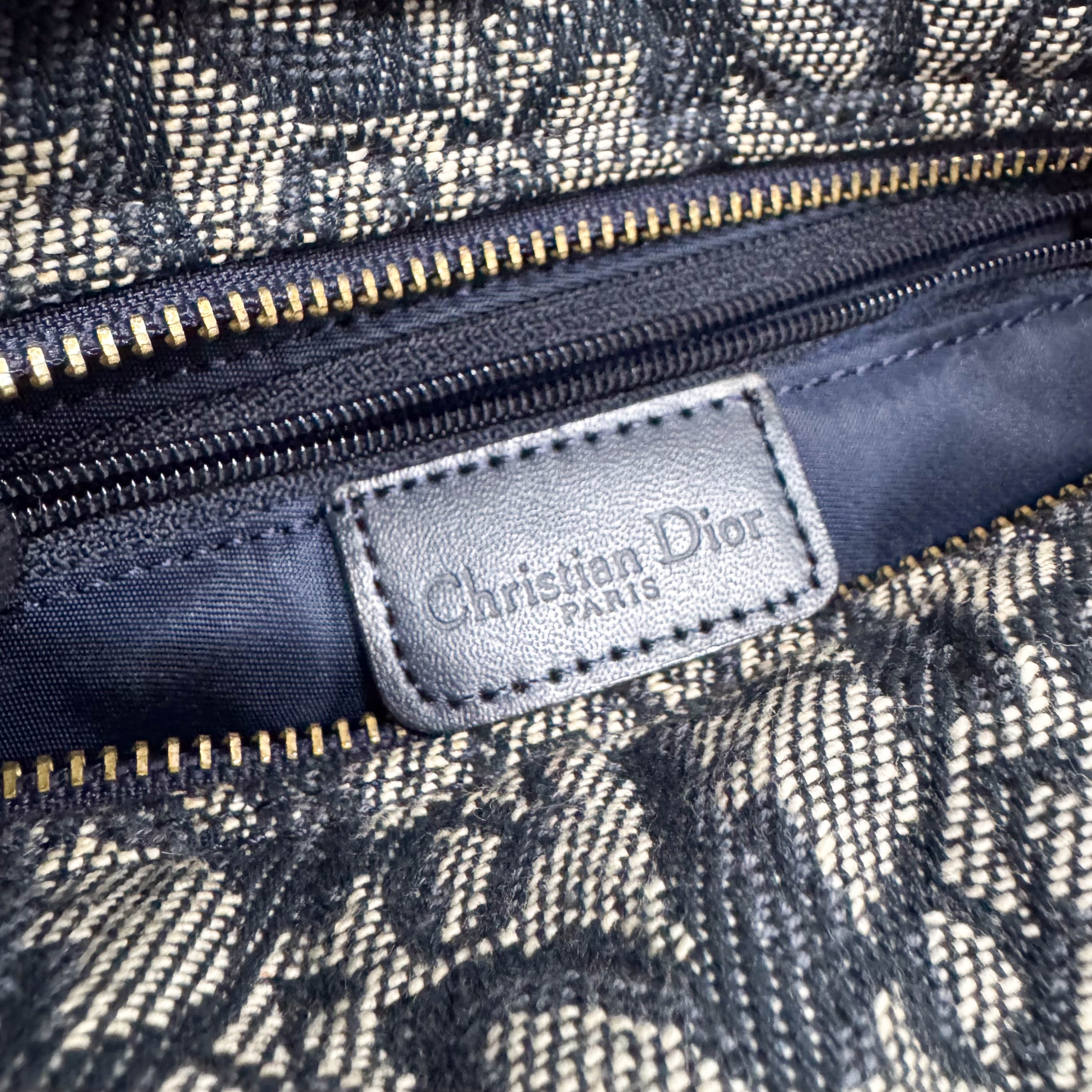 Trotter Navy Canvas Pouch