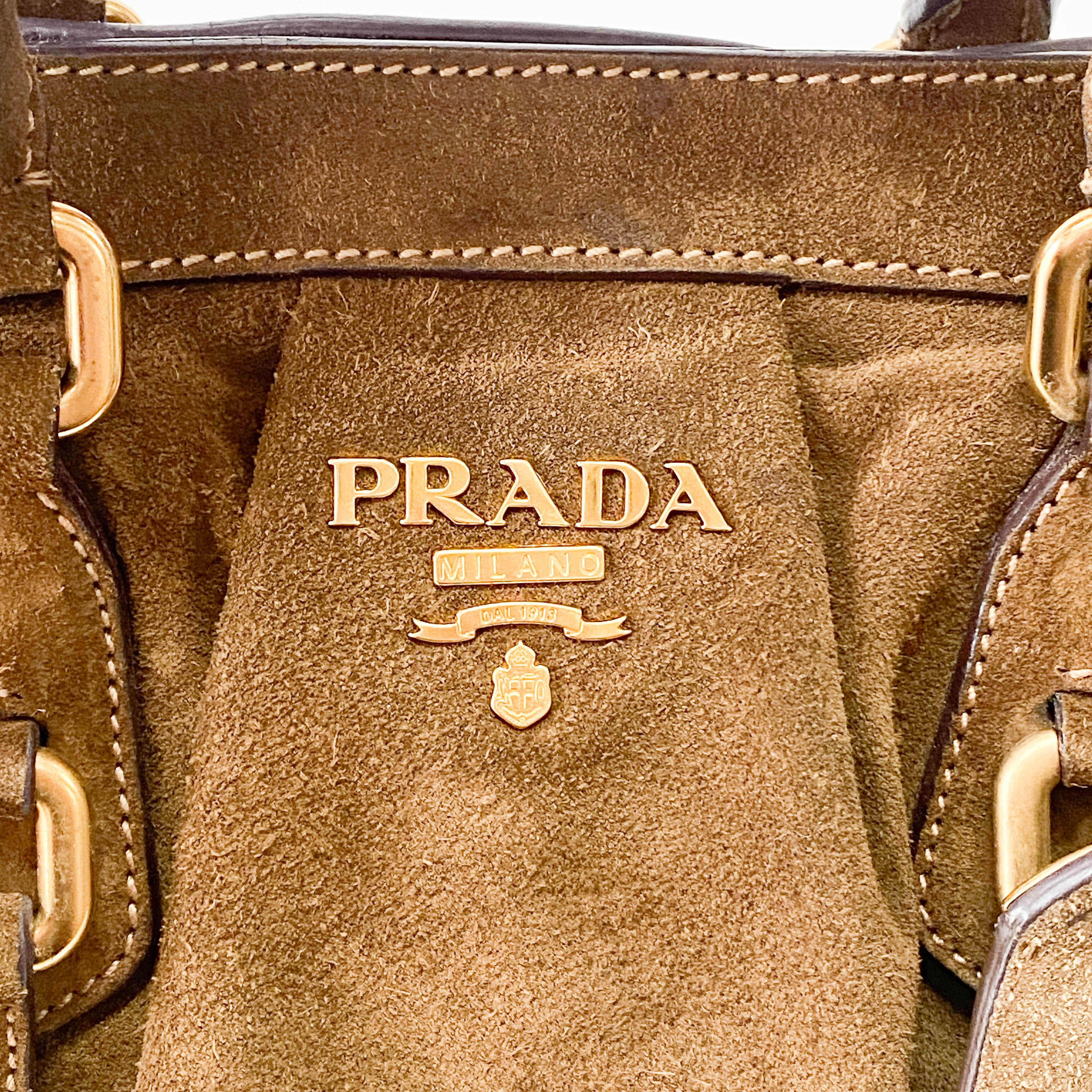 Brown Suede Bag
