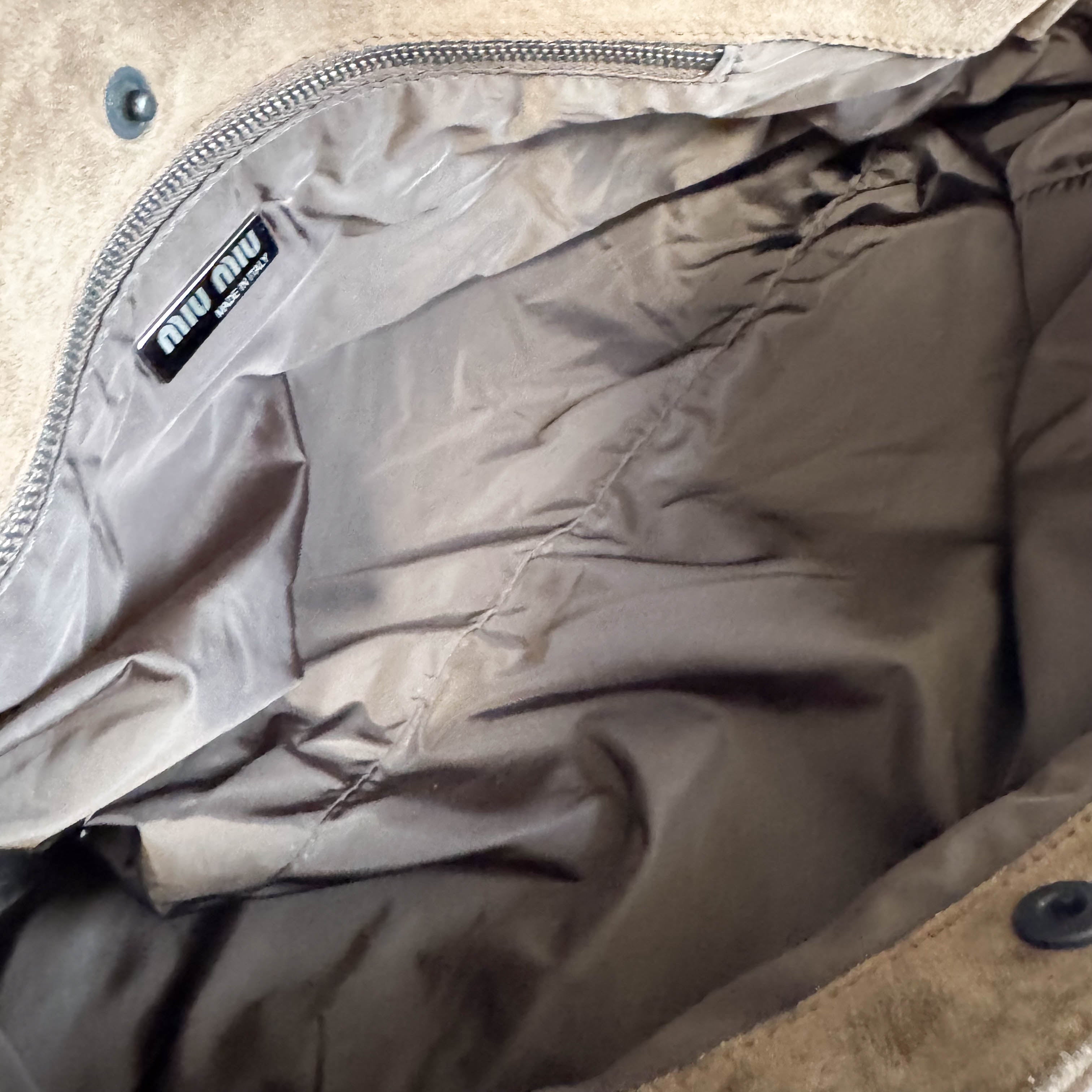 Archive Brown Suede Shoulder Bag