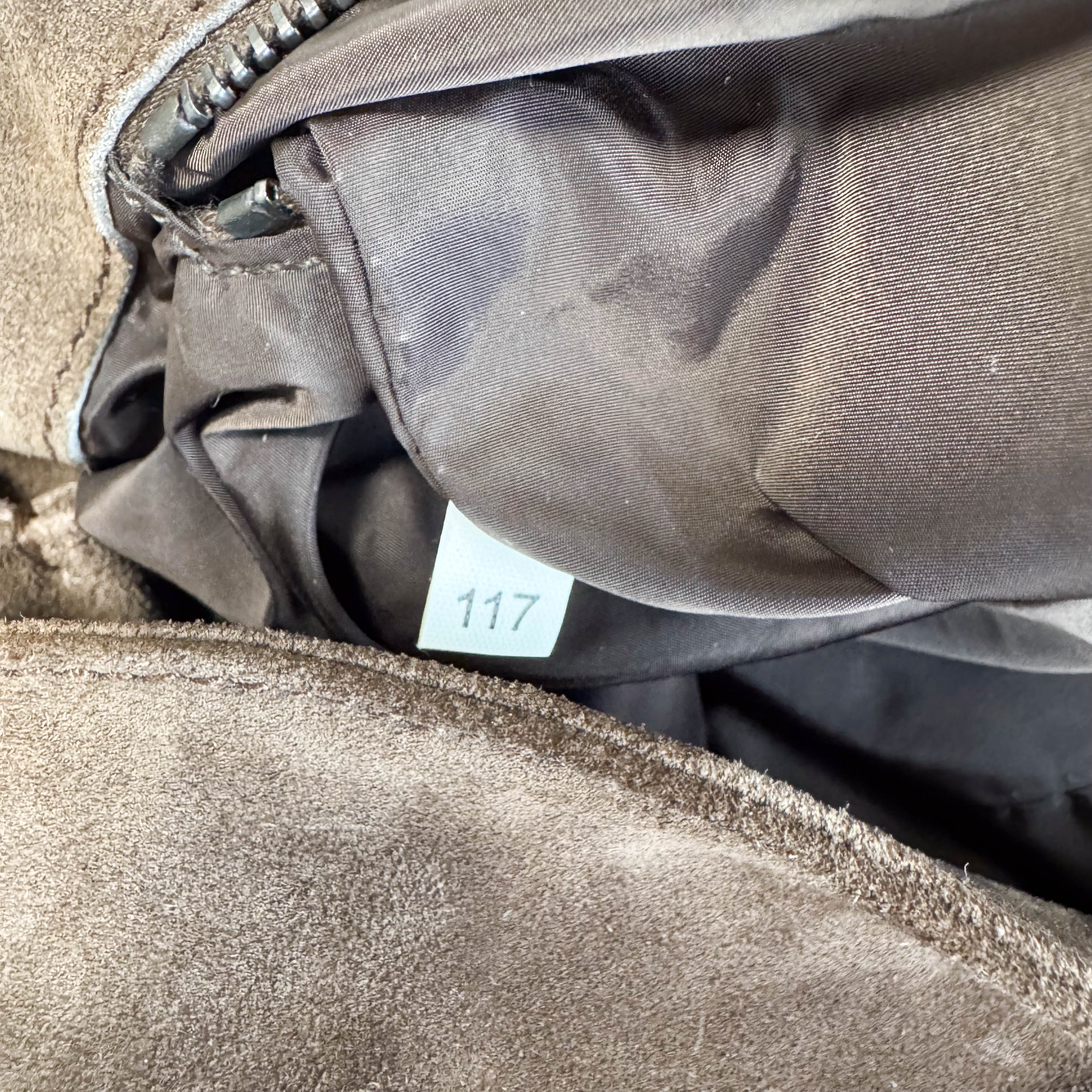 Archive Brown Suede Shoulder Bag