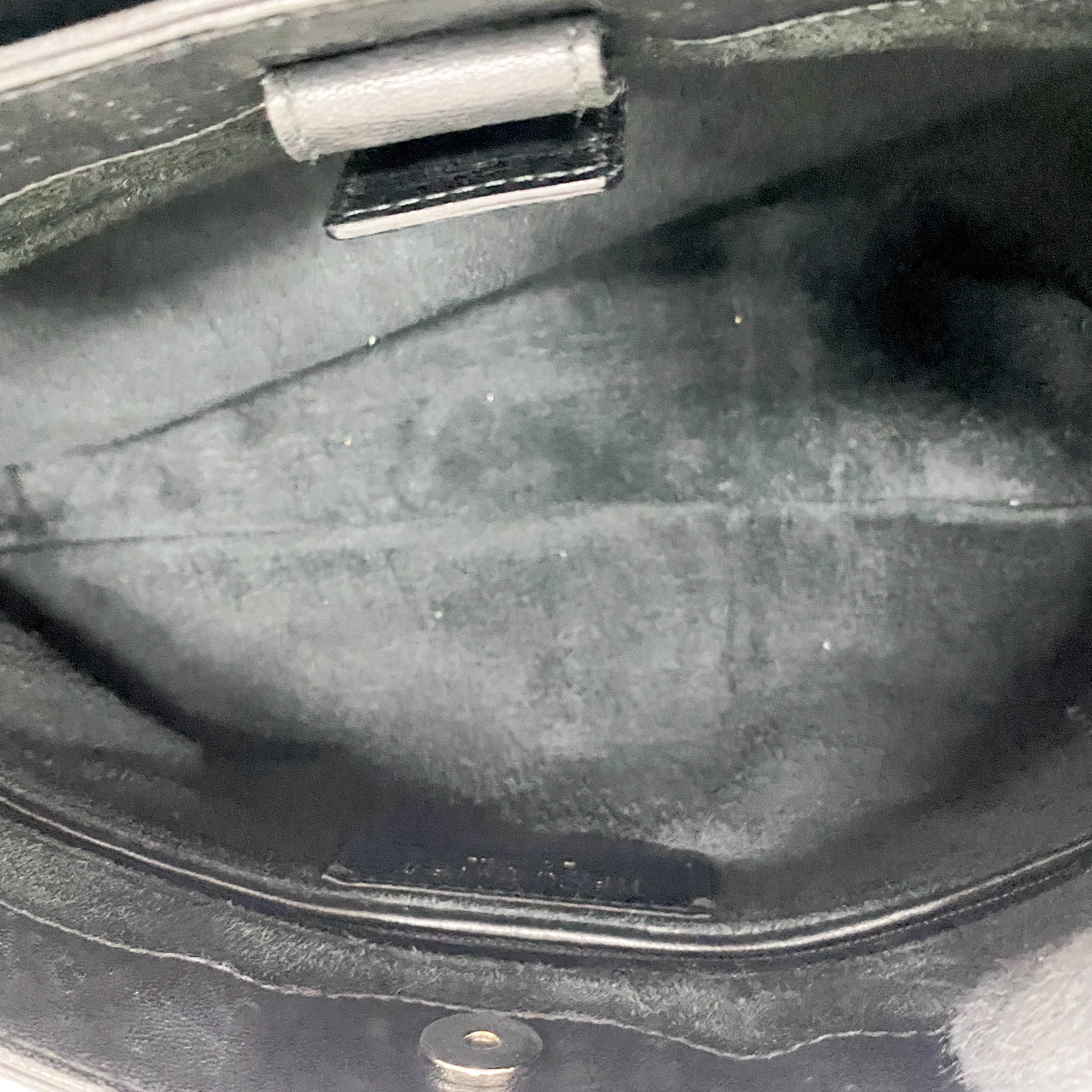 Mombasa Black Leather Shoulder Bag