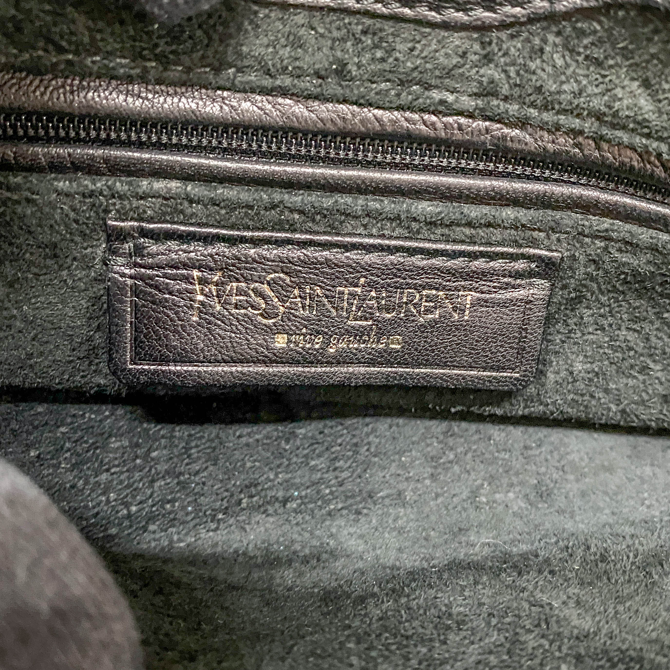 Mombasa Black Leather Shoulder Bag