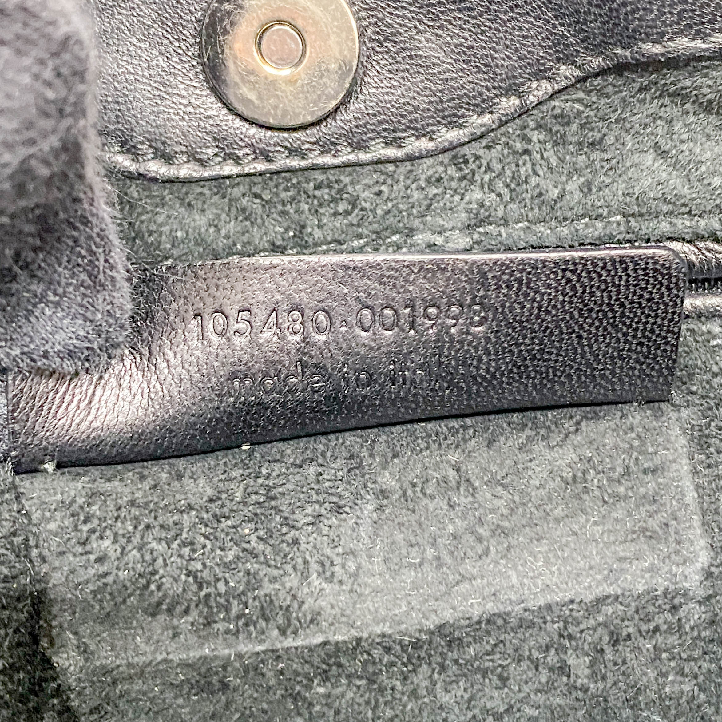 Mombasa Black Leather Shoulder Bag