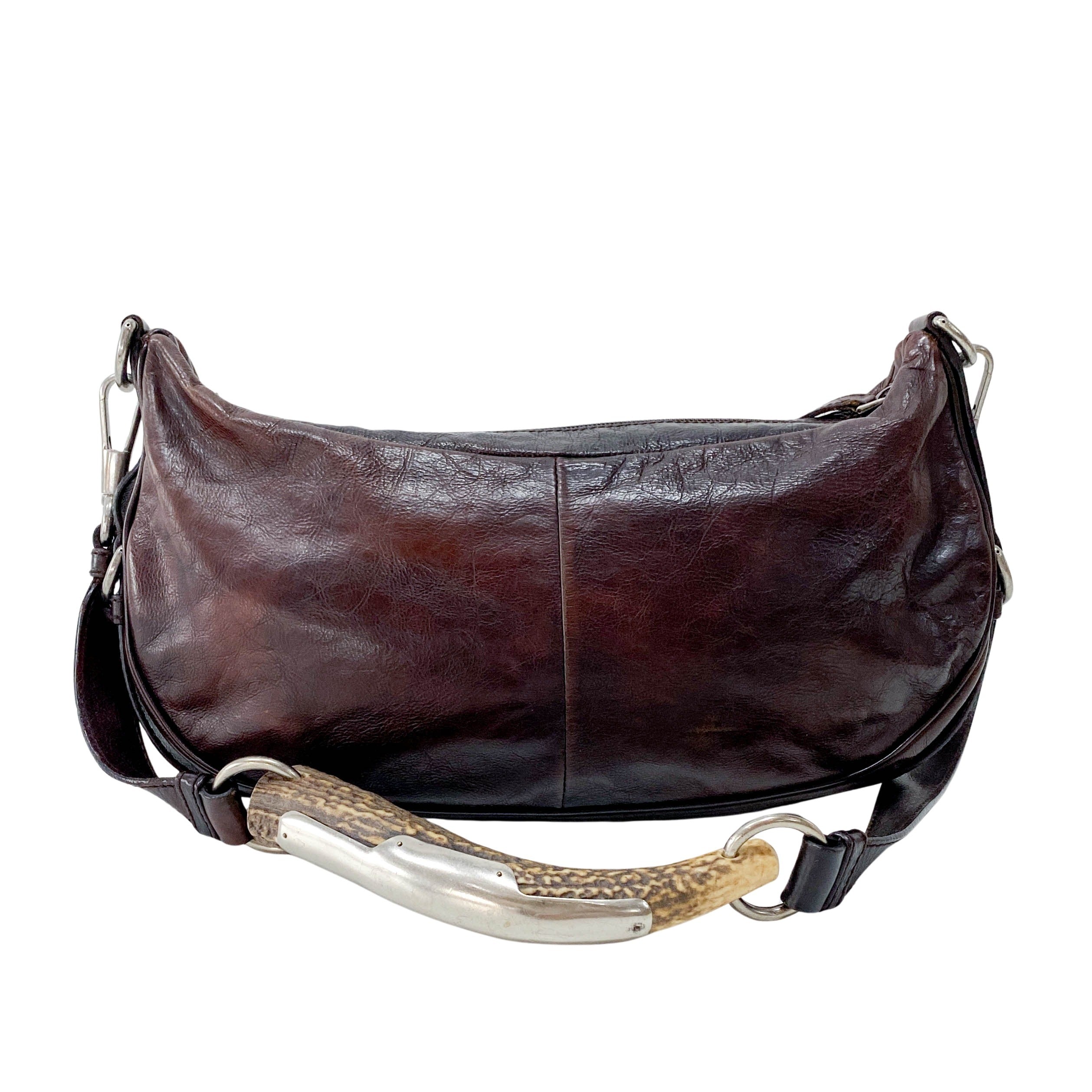 Mombasa Brown Leather Shoulder Bag