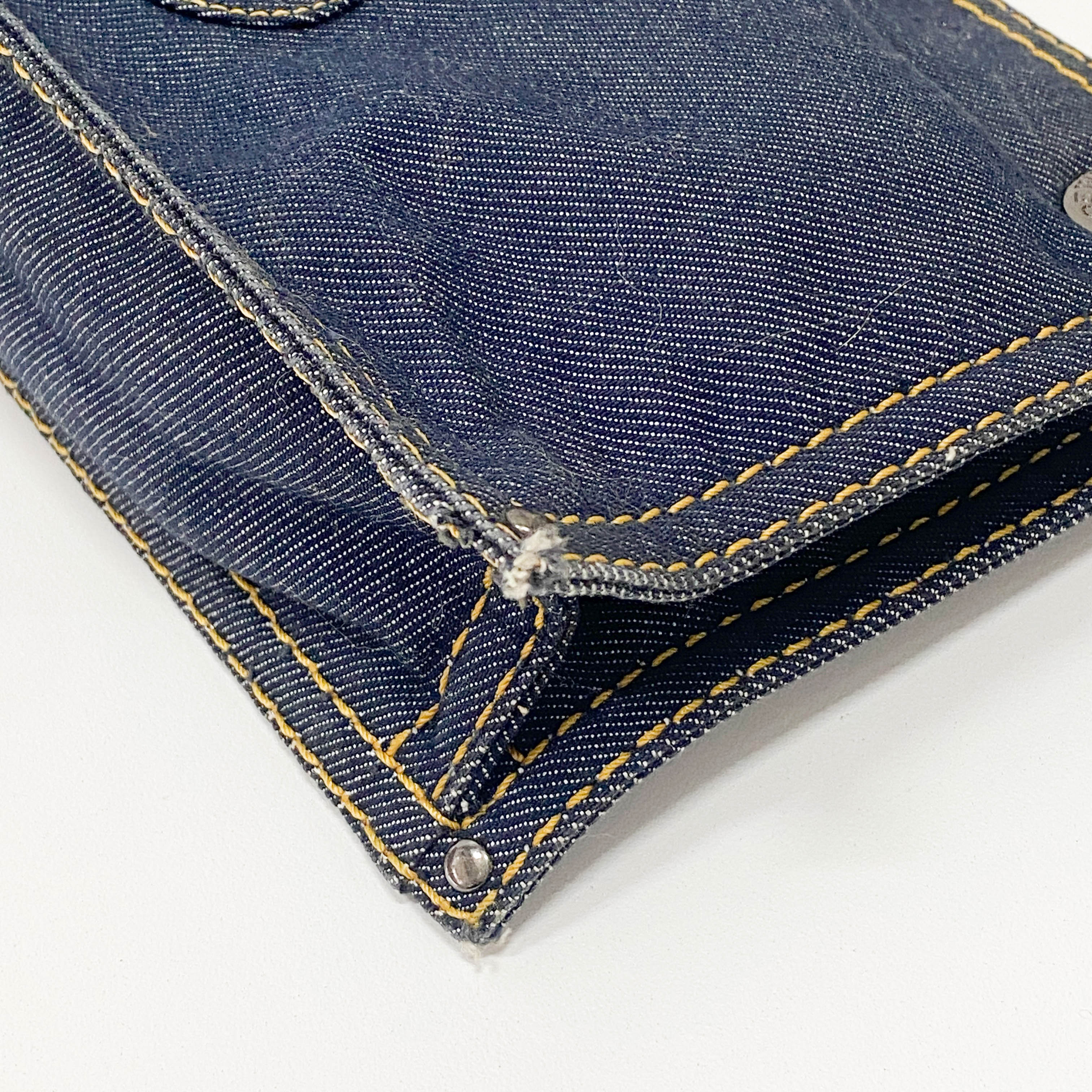 Denim Anagram Bag