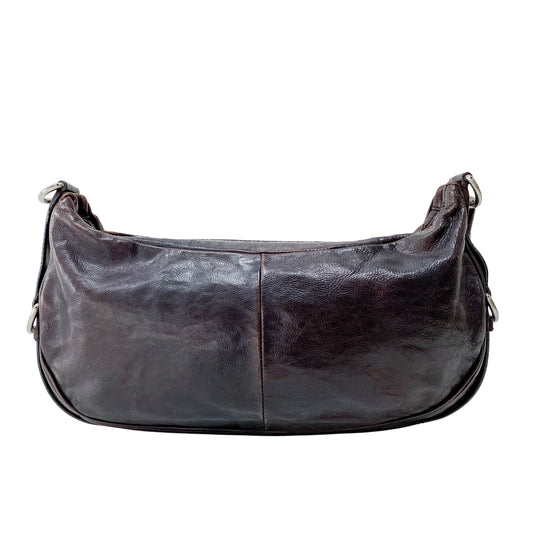 Mombasa Brown Leather Shoulder Bag