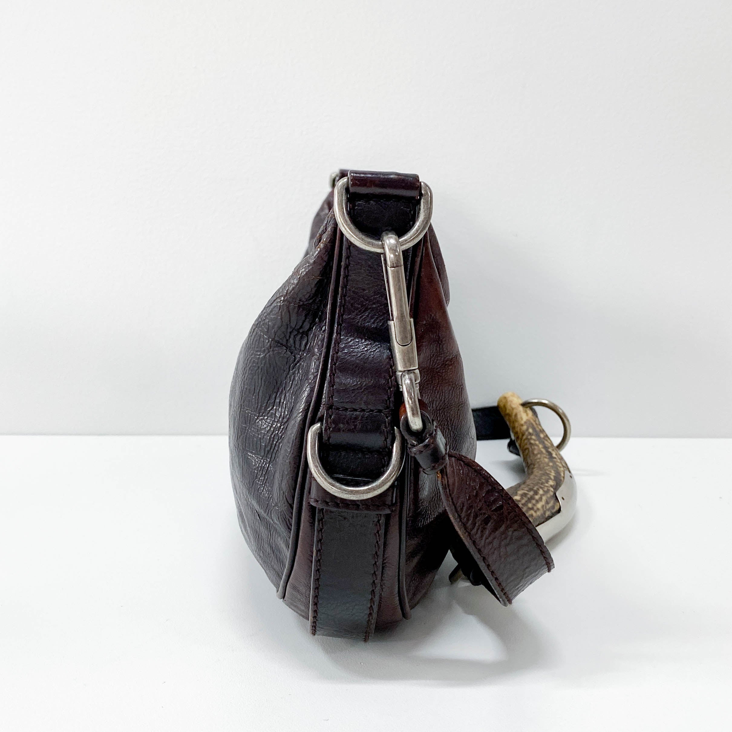 Mombasa Brown Leather Shoulder Bag
