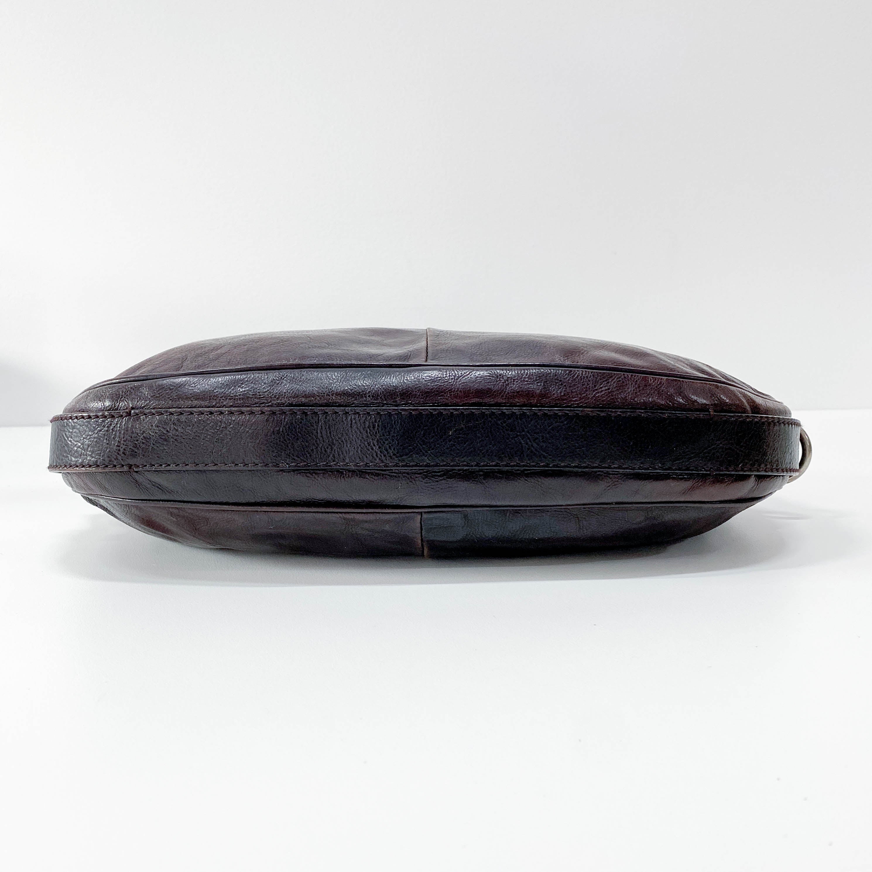 Mombasa Brown Leather Shoulder Bag