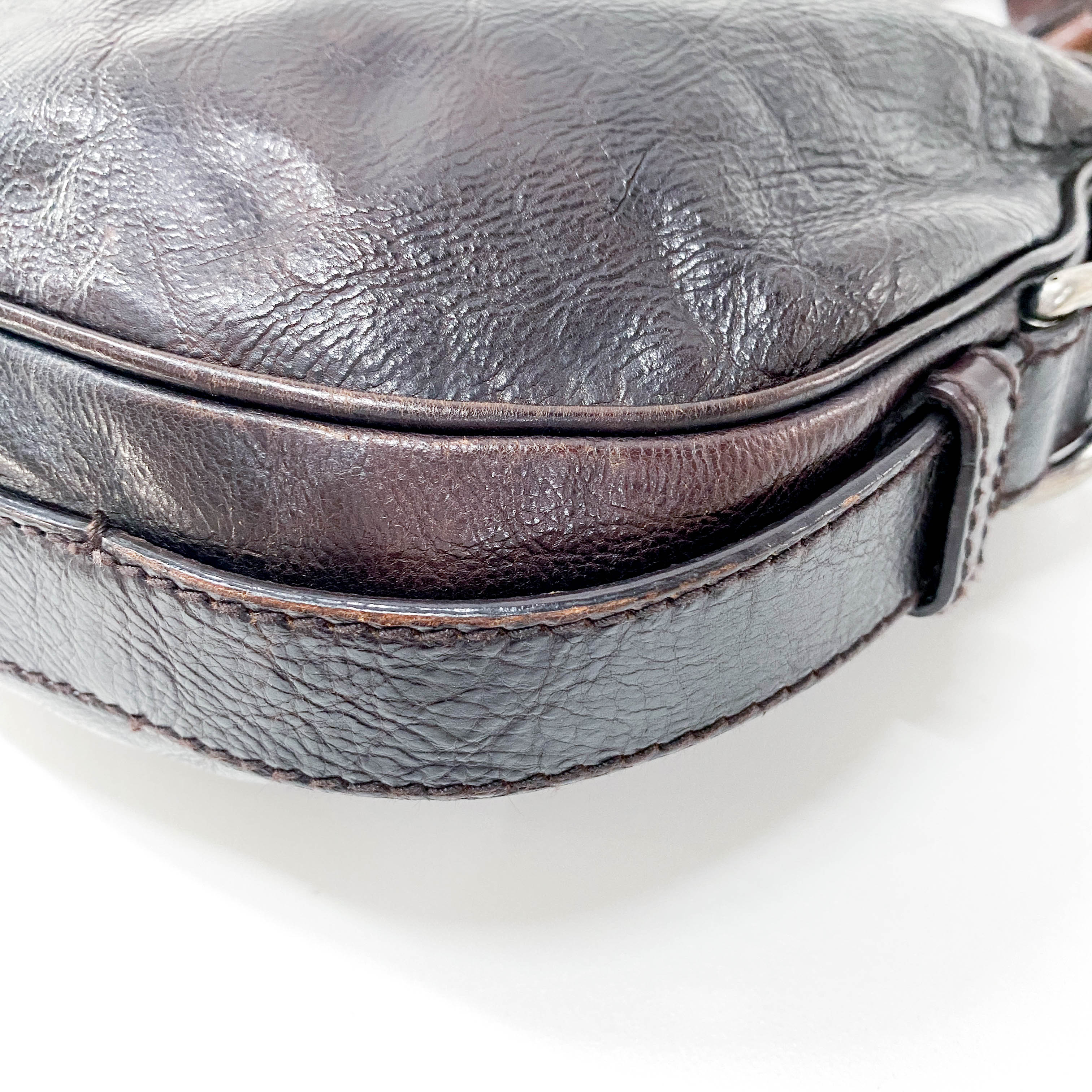 Mombasa Brown Leather Shoulder Bag