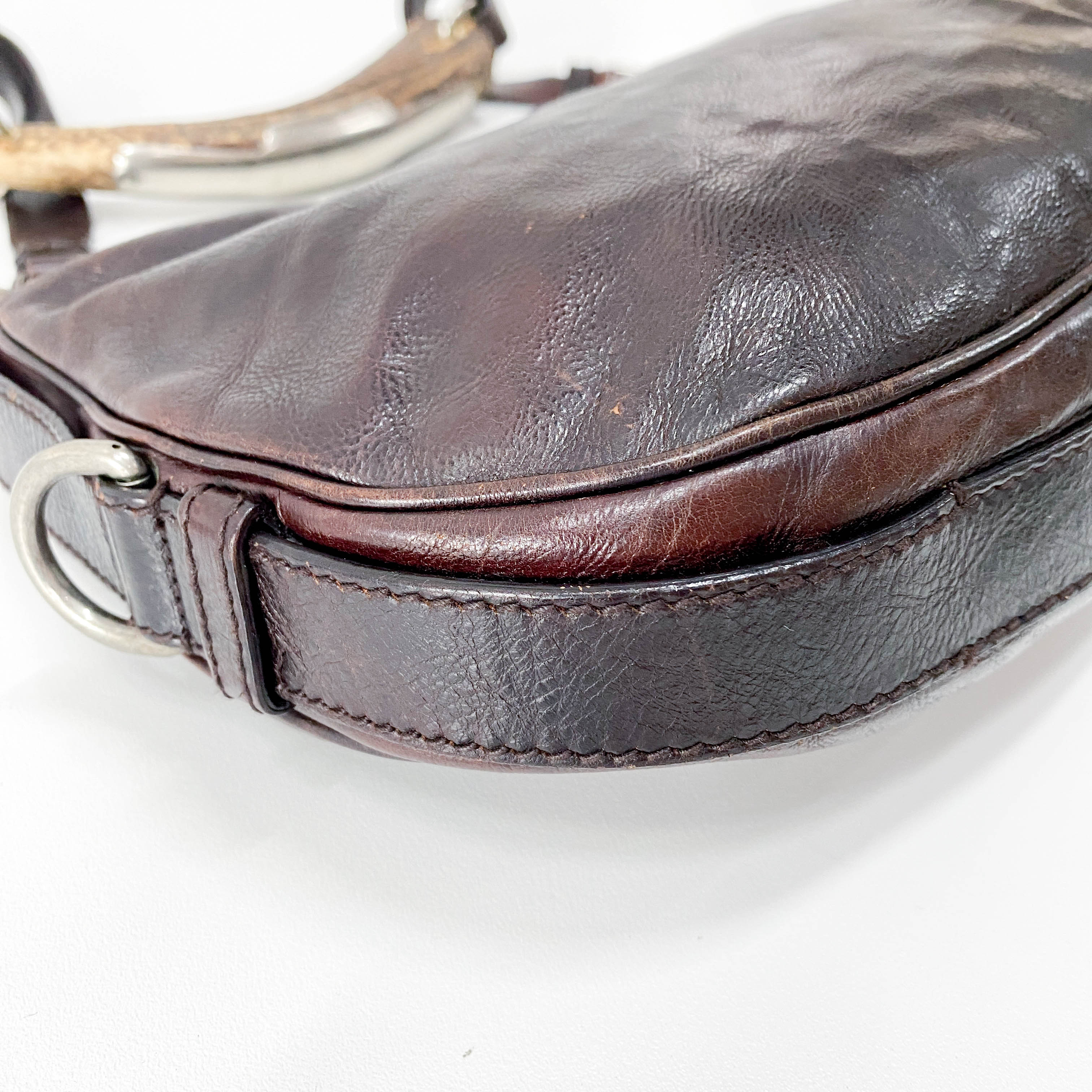 Mombasa Brown Leather Shoulder Bag