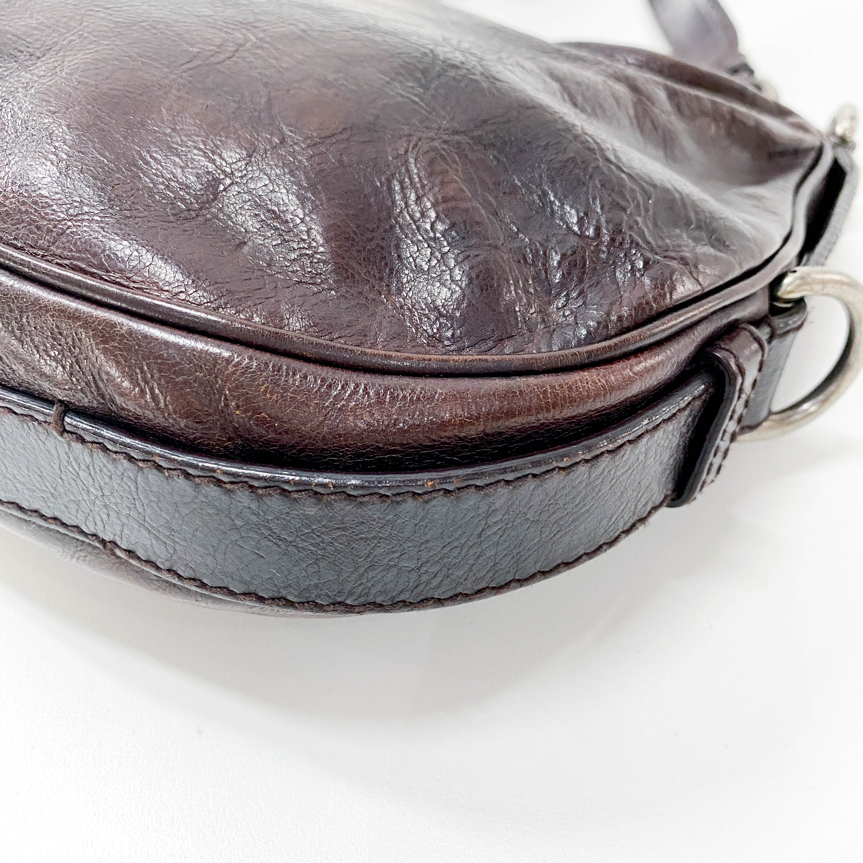 Mombasa Brown Leather Shoulder Bag