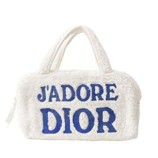 J'Adore Dior Terry Towel Mini Boston Bag