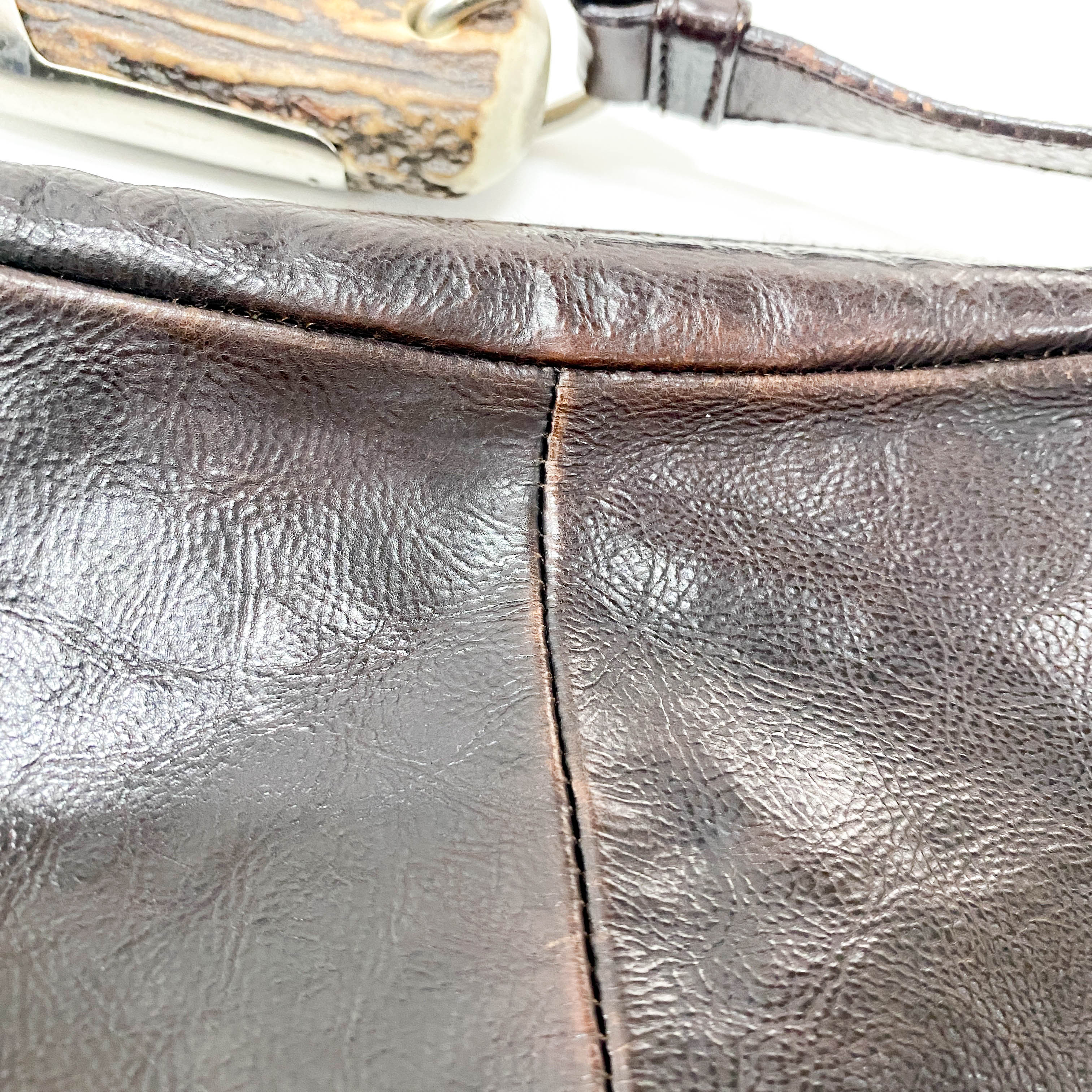 Mombasa Brown Leather Shoulder Bag
