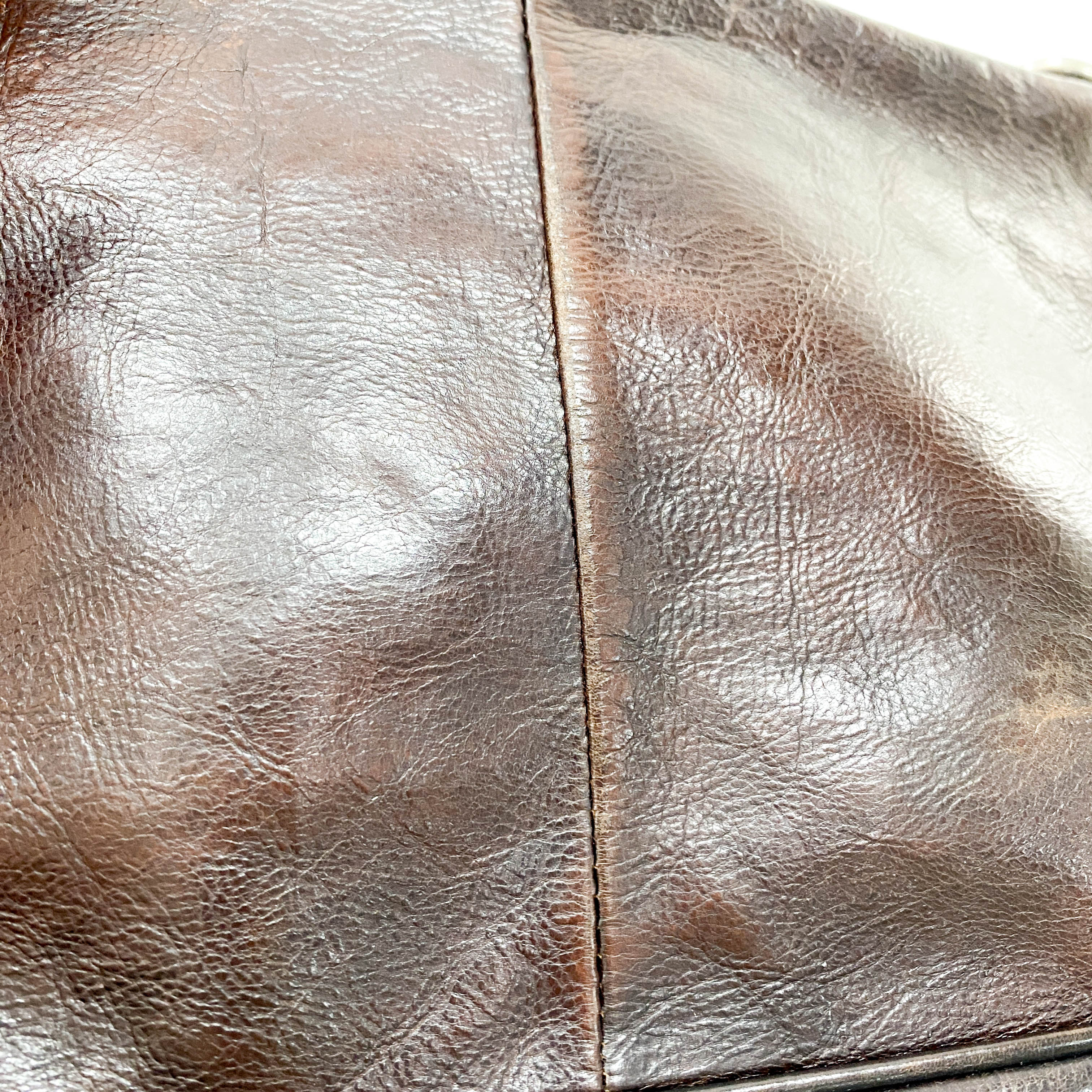 Mombasa Brown Leather Shoulder Bag