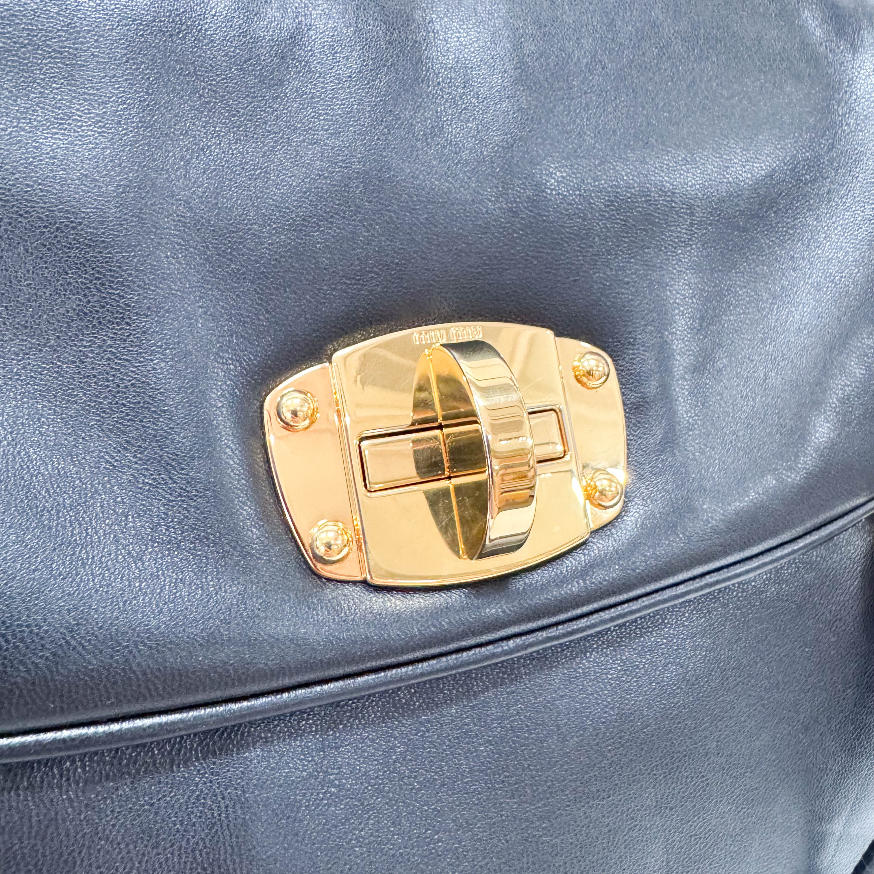 Black Leather Shoulder Bag