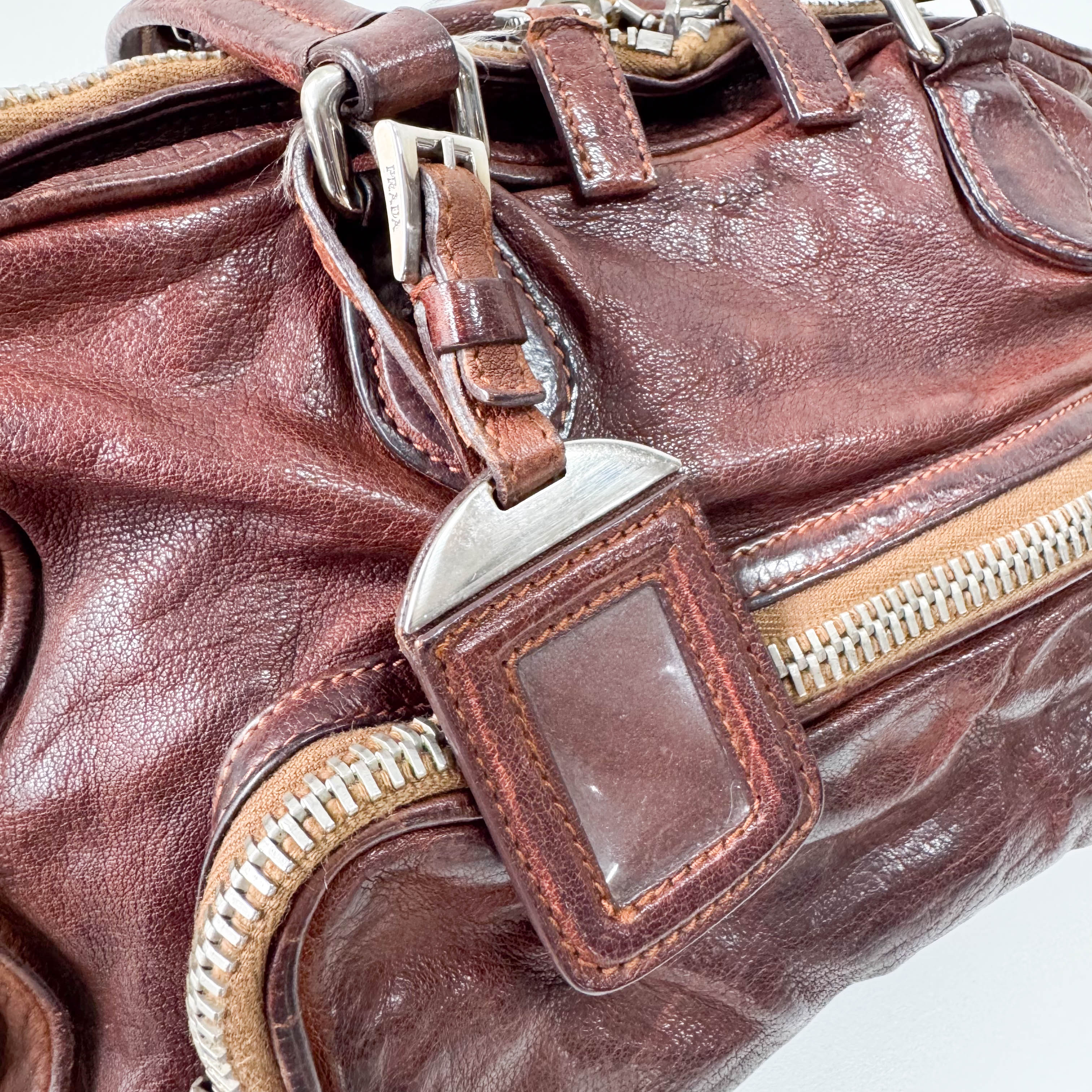 Brown Leather Shoulder Bag