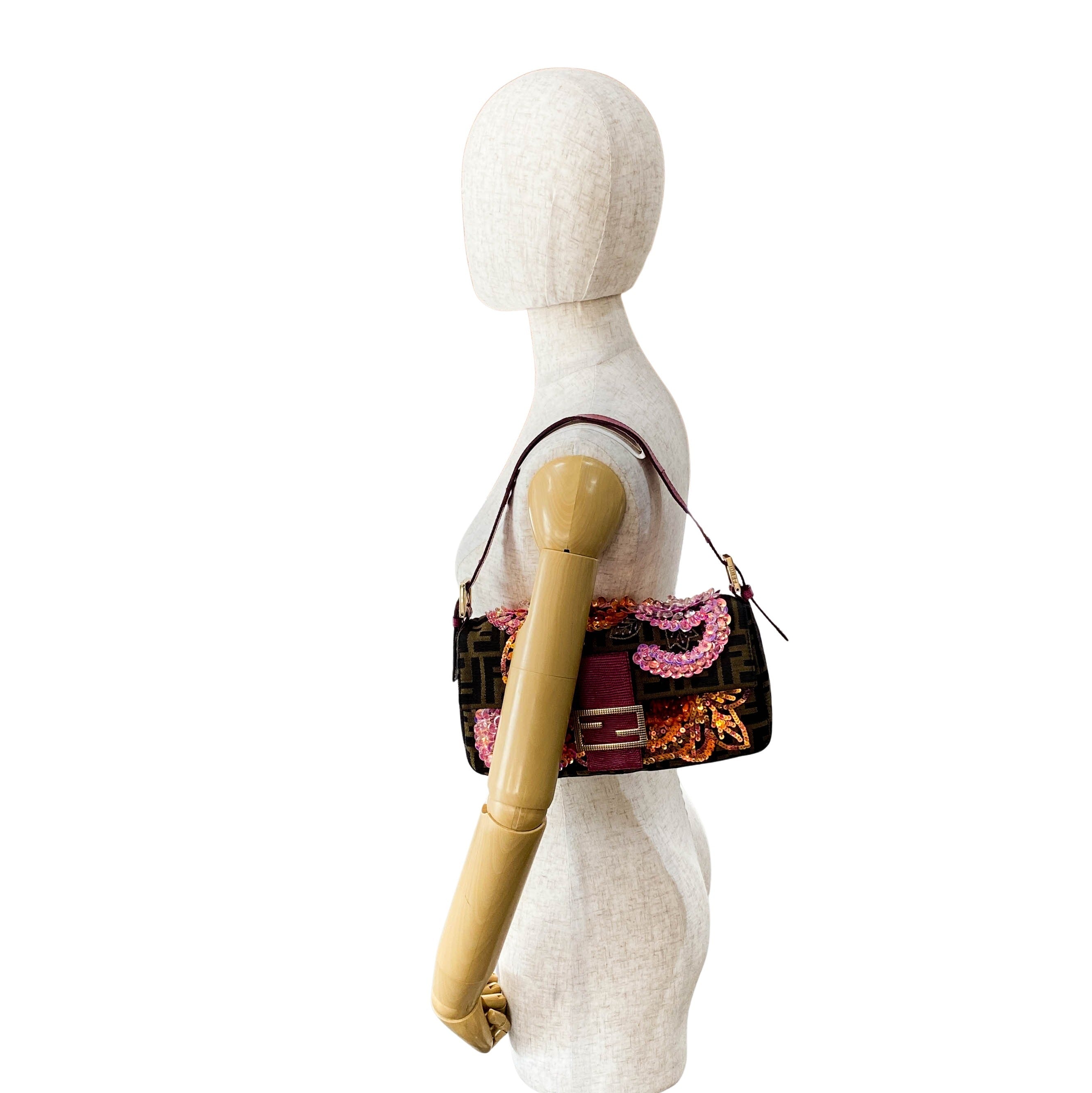 Limited Edition Baguette Bijou and Sequin Shoulder Bag