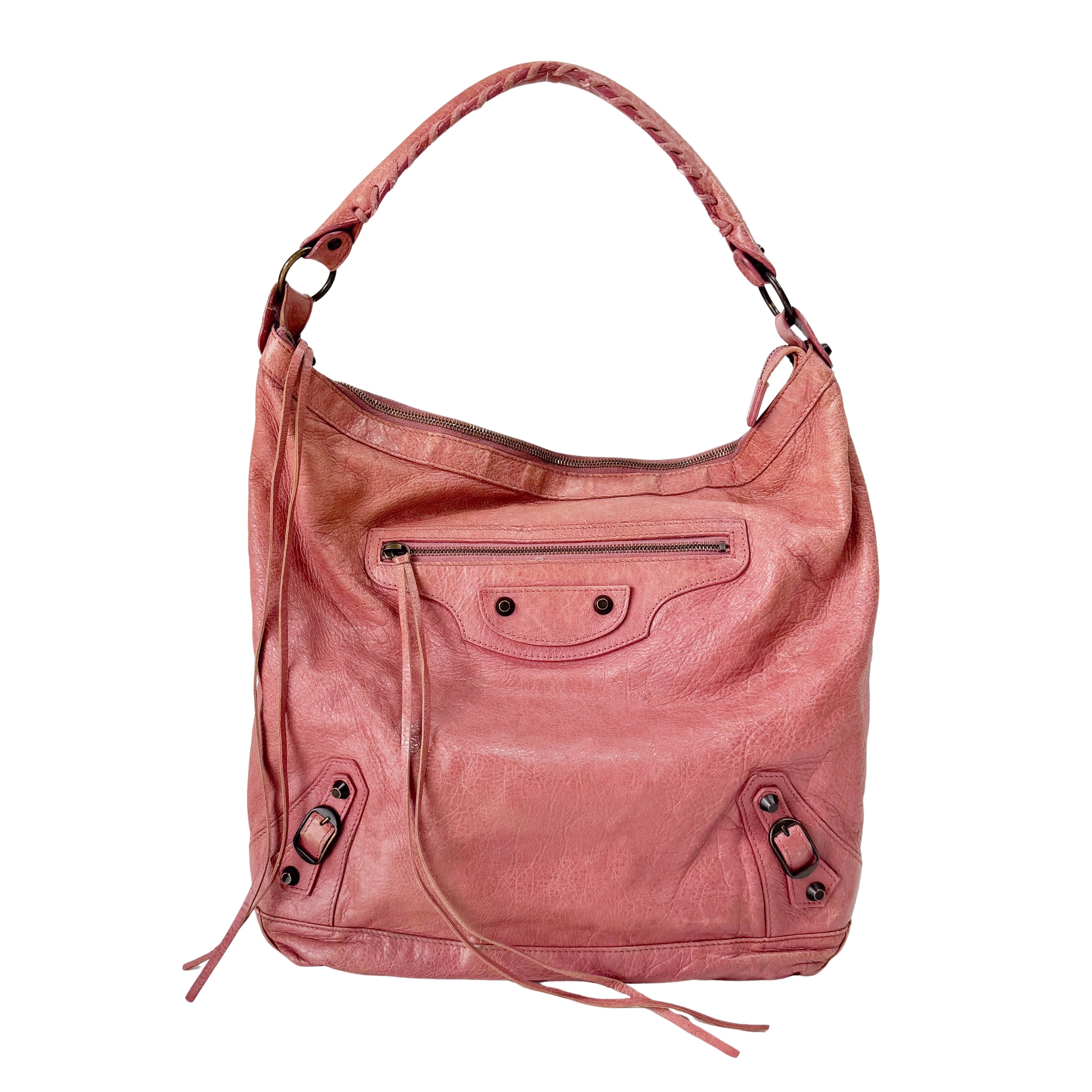 The Day Pink Leather Tote Bag