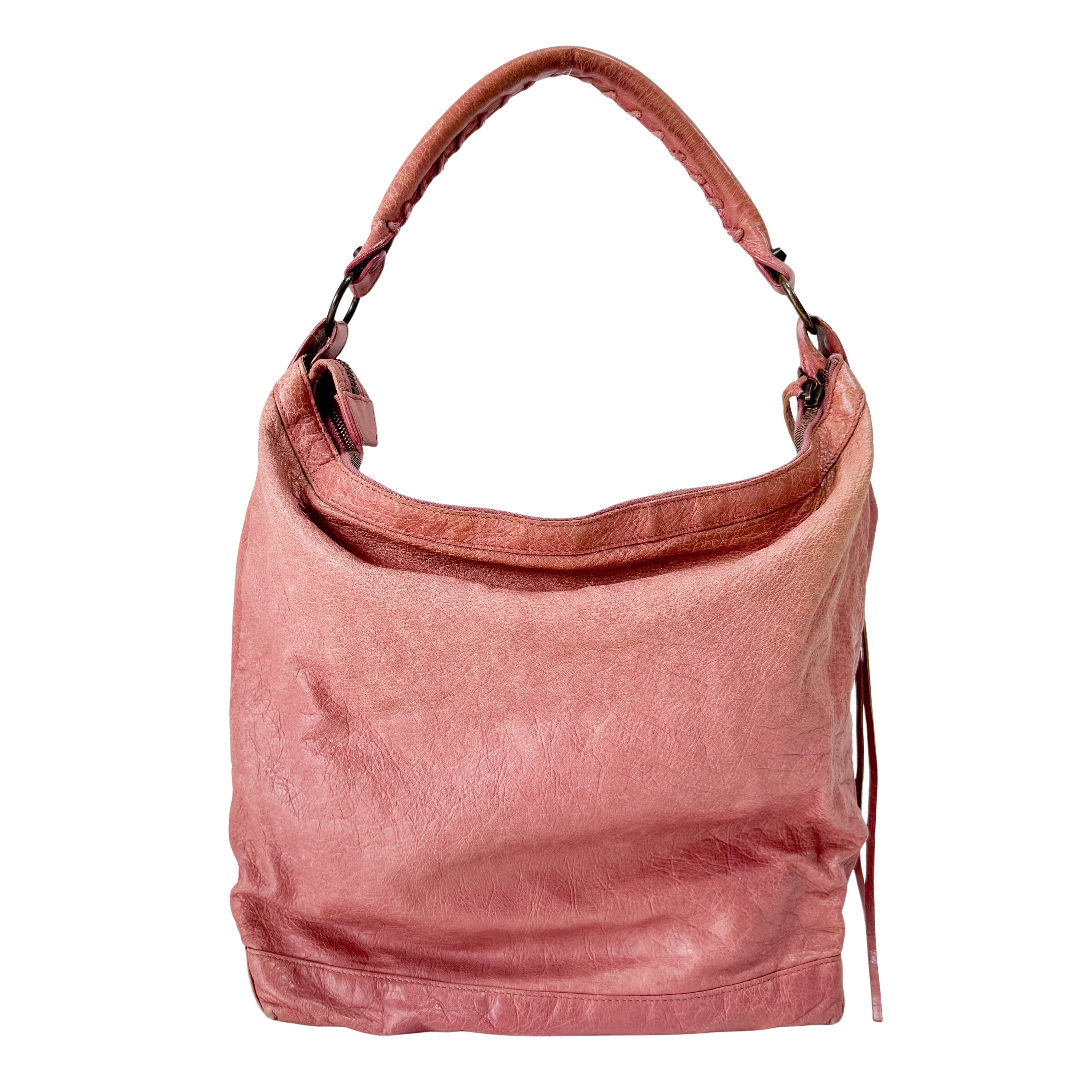 The Day Pink Leather Tote Bag