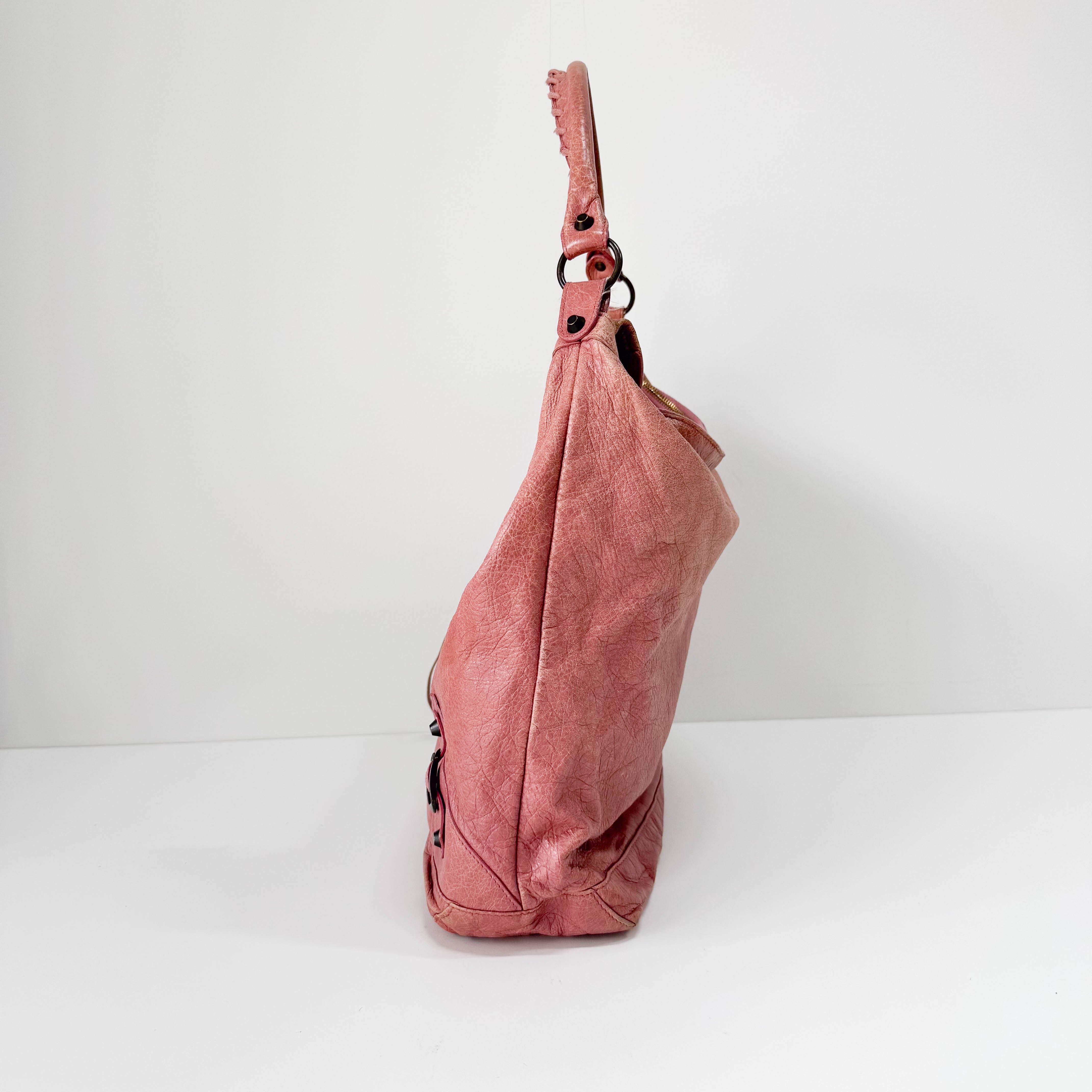 The Day Pink Leather Tote Bag