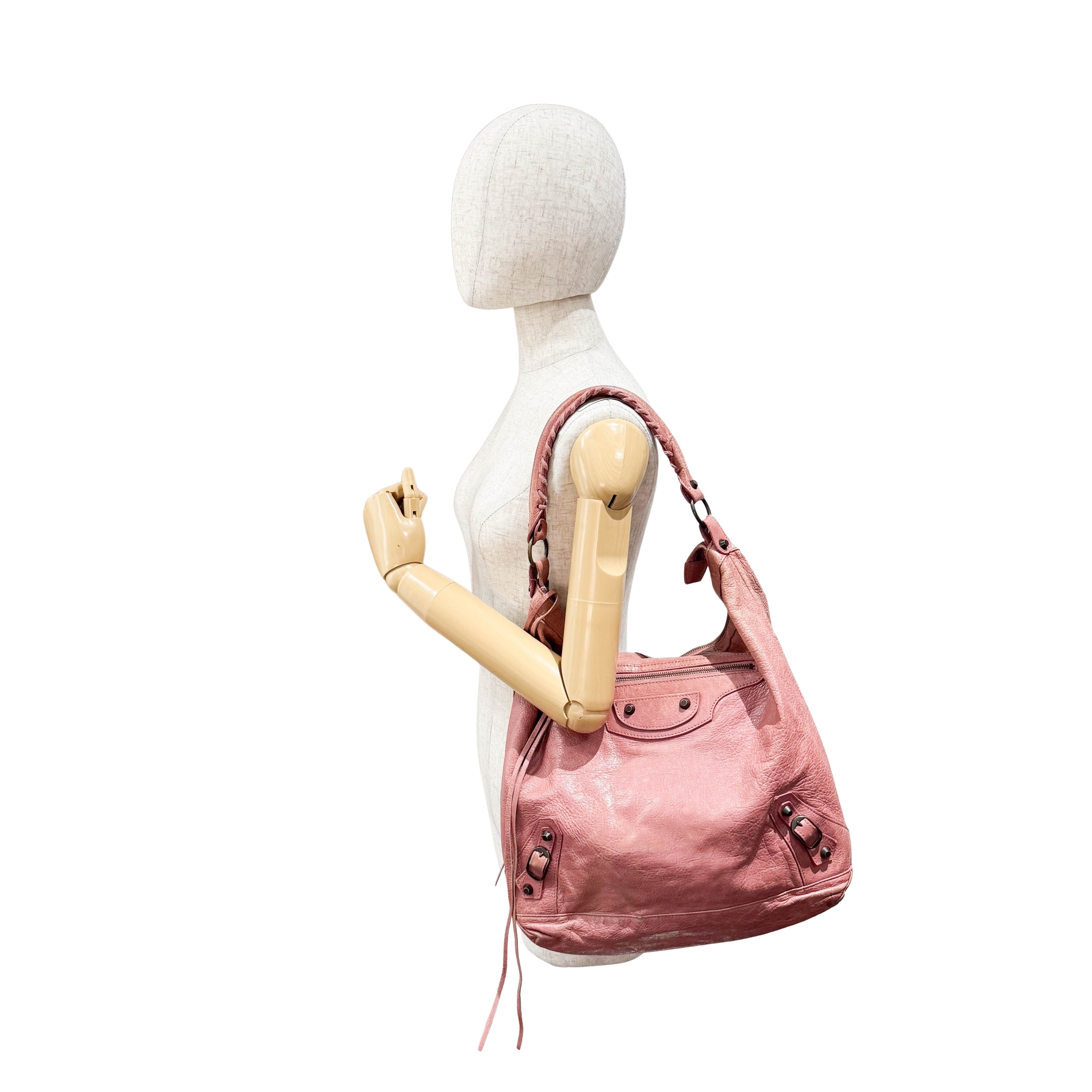 The Day Pink Leather Tote Bag