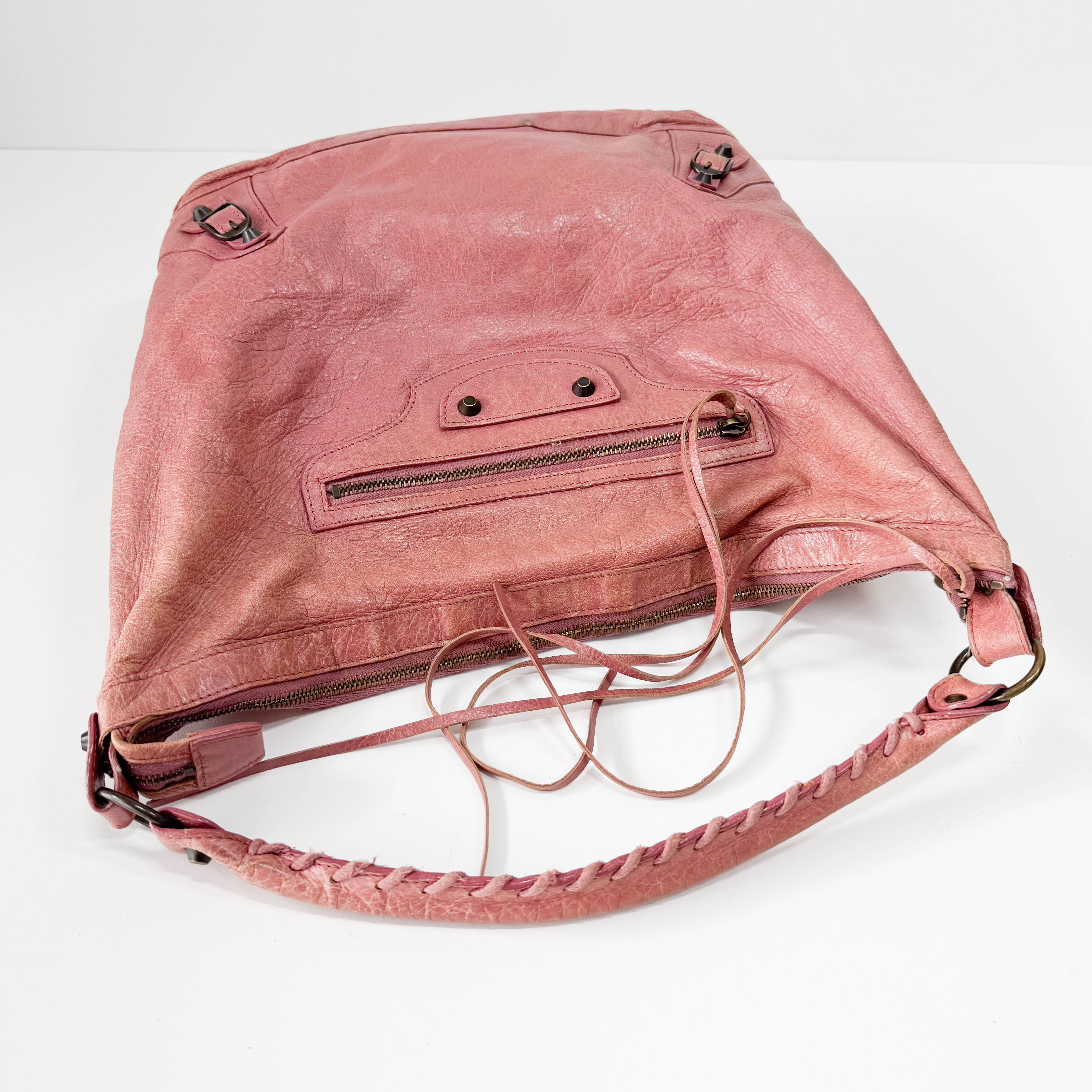 The Day Pink Leather Tote Bag