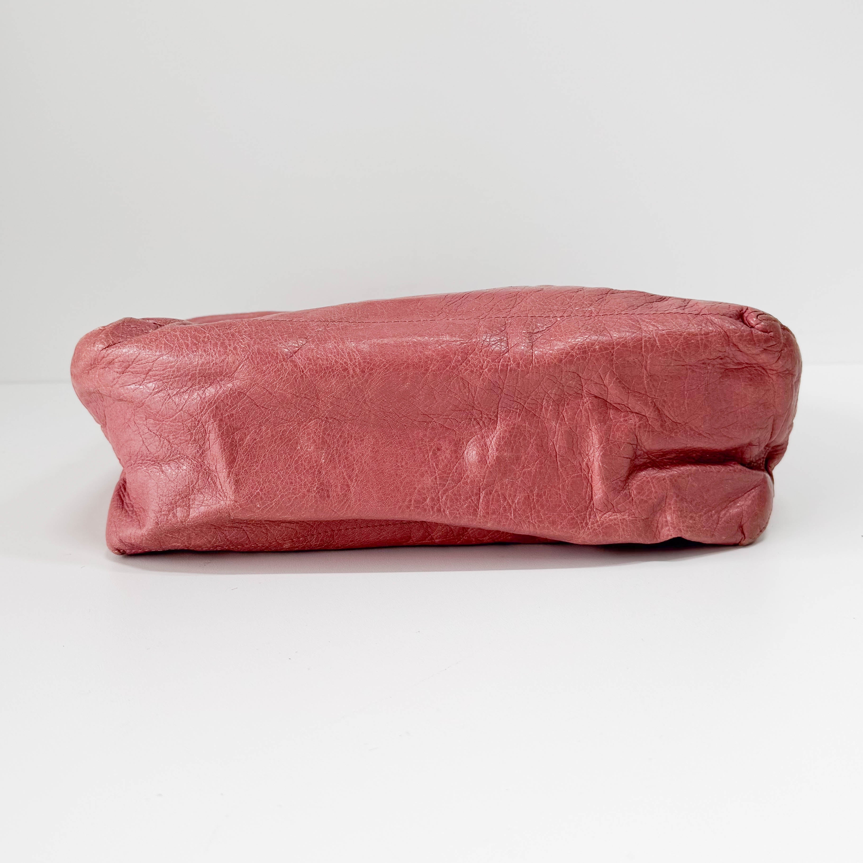 The Day Pink Leather Tote Bag