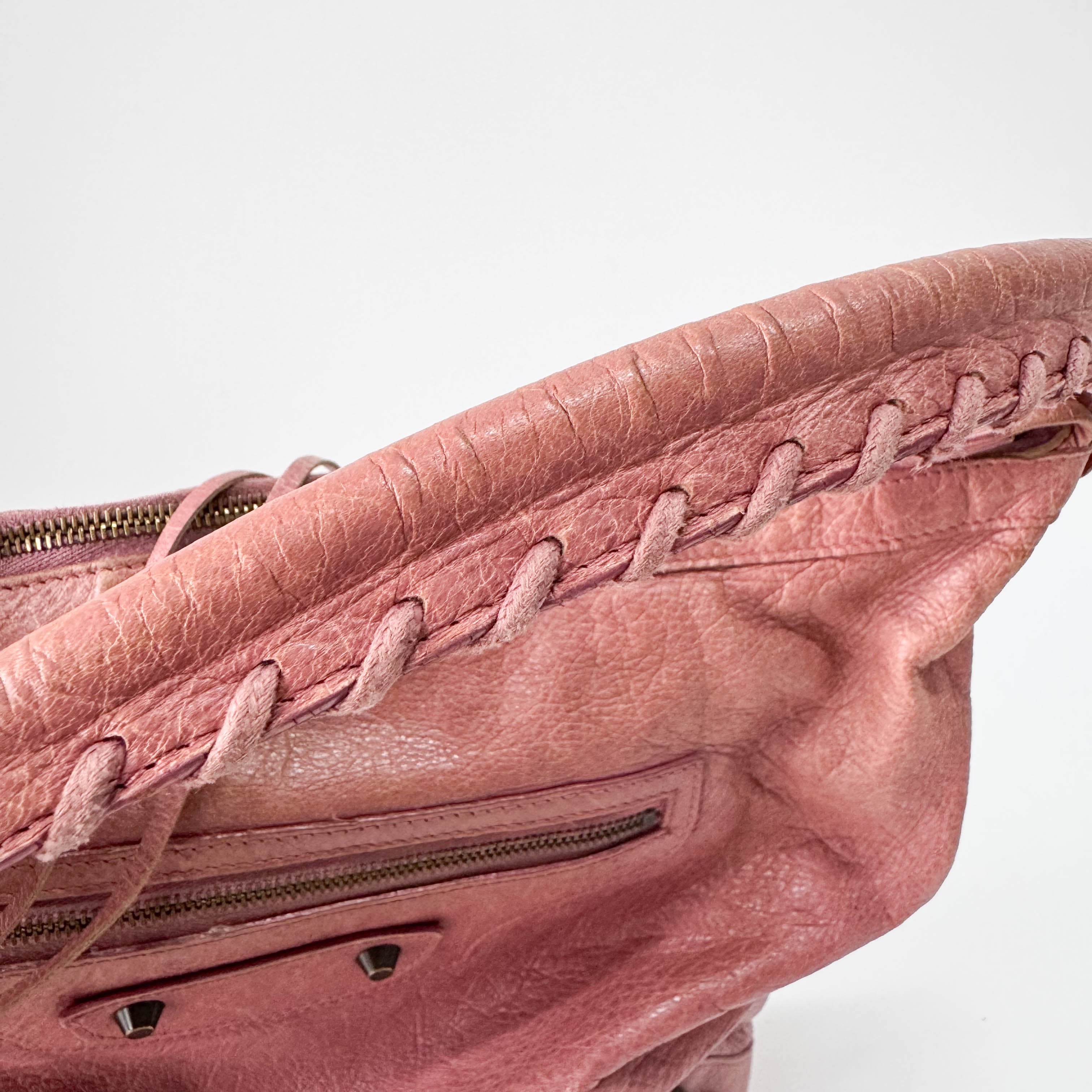 The Day Pink Leather Tote Bag