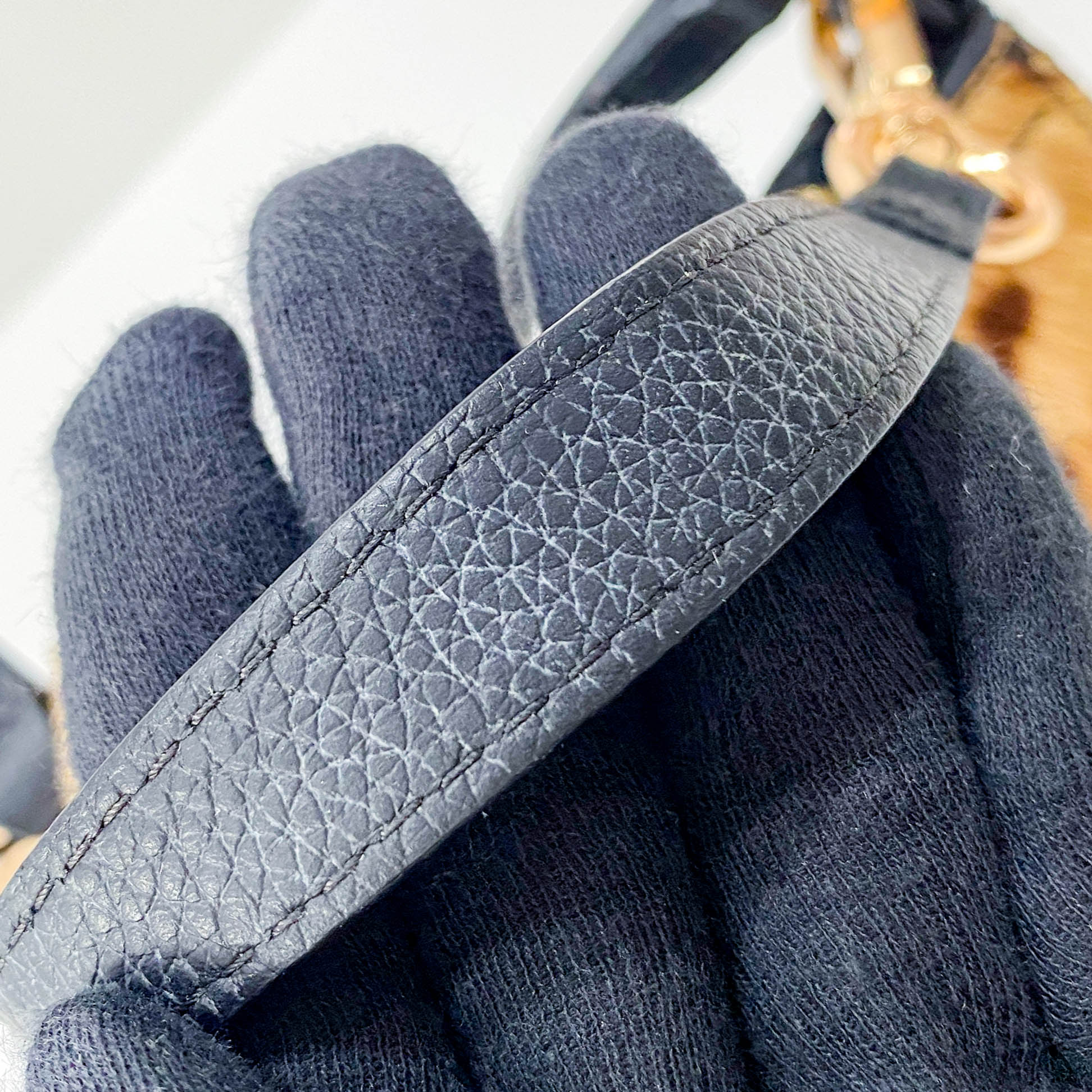 Joan Mini Black Animal Print Leather & Pony Hair Crossbody Bag