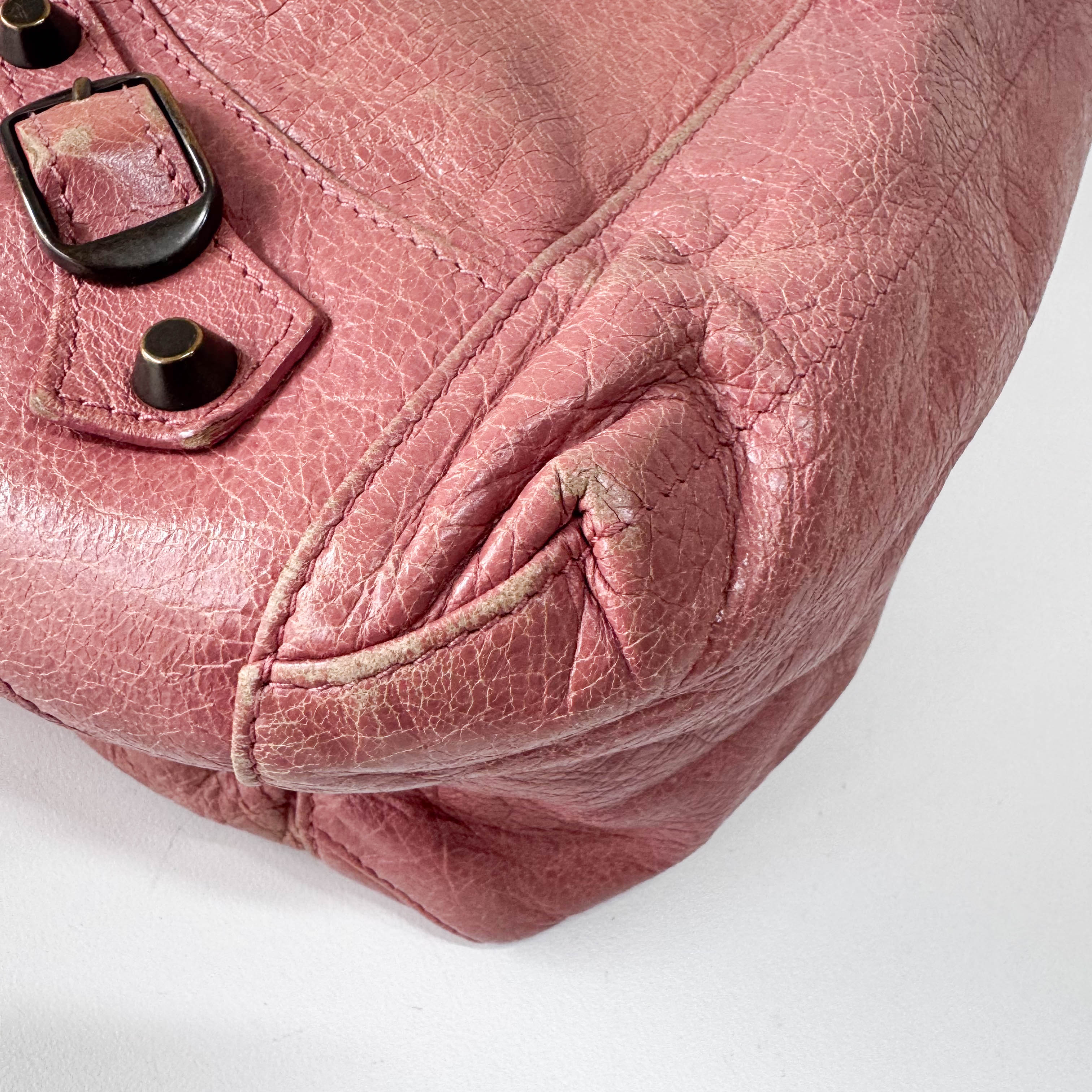 The Day Pink Leather Tote Bag