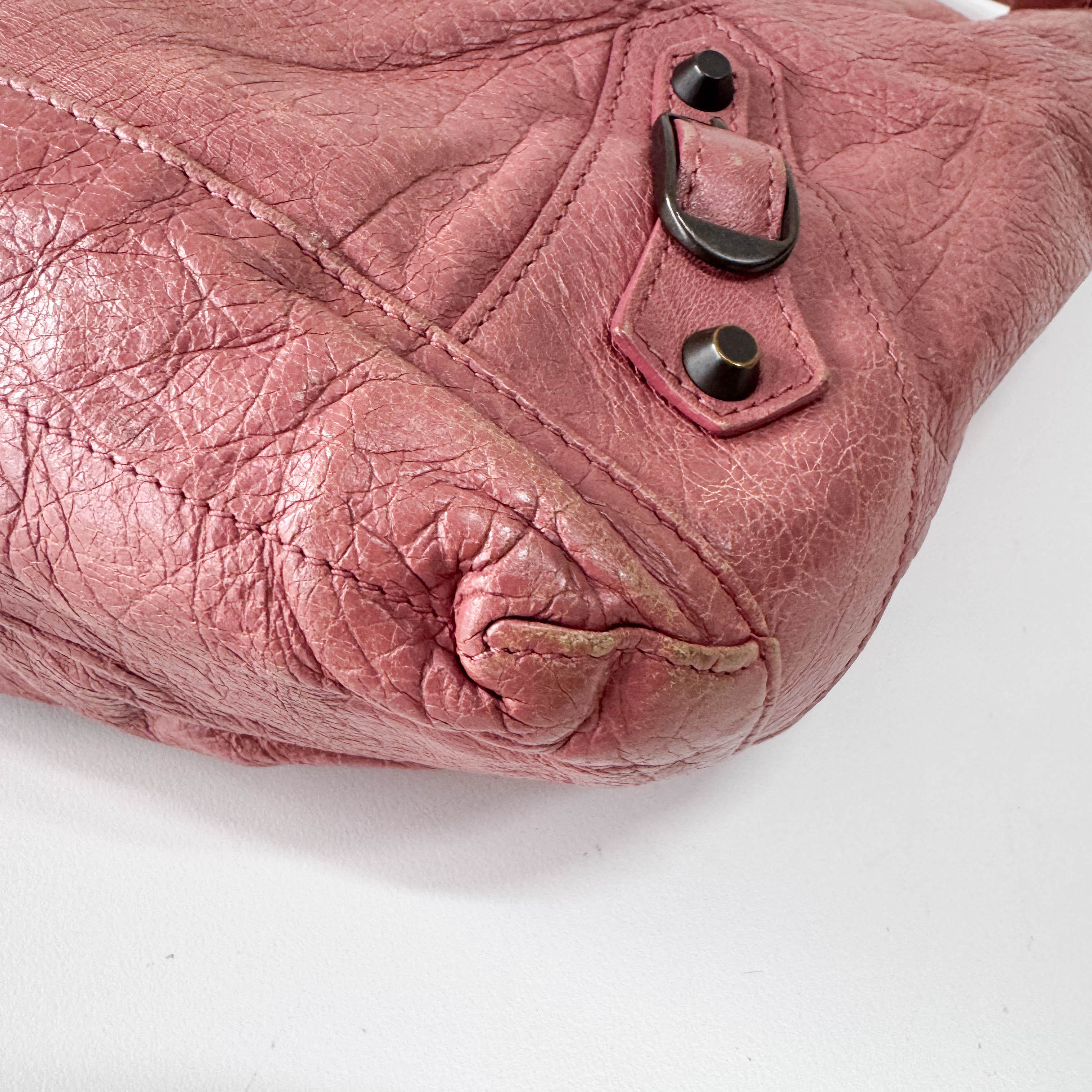 The Day Pink Leather Tote Bag