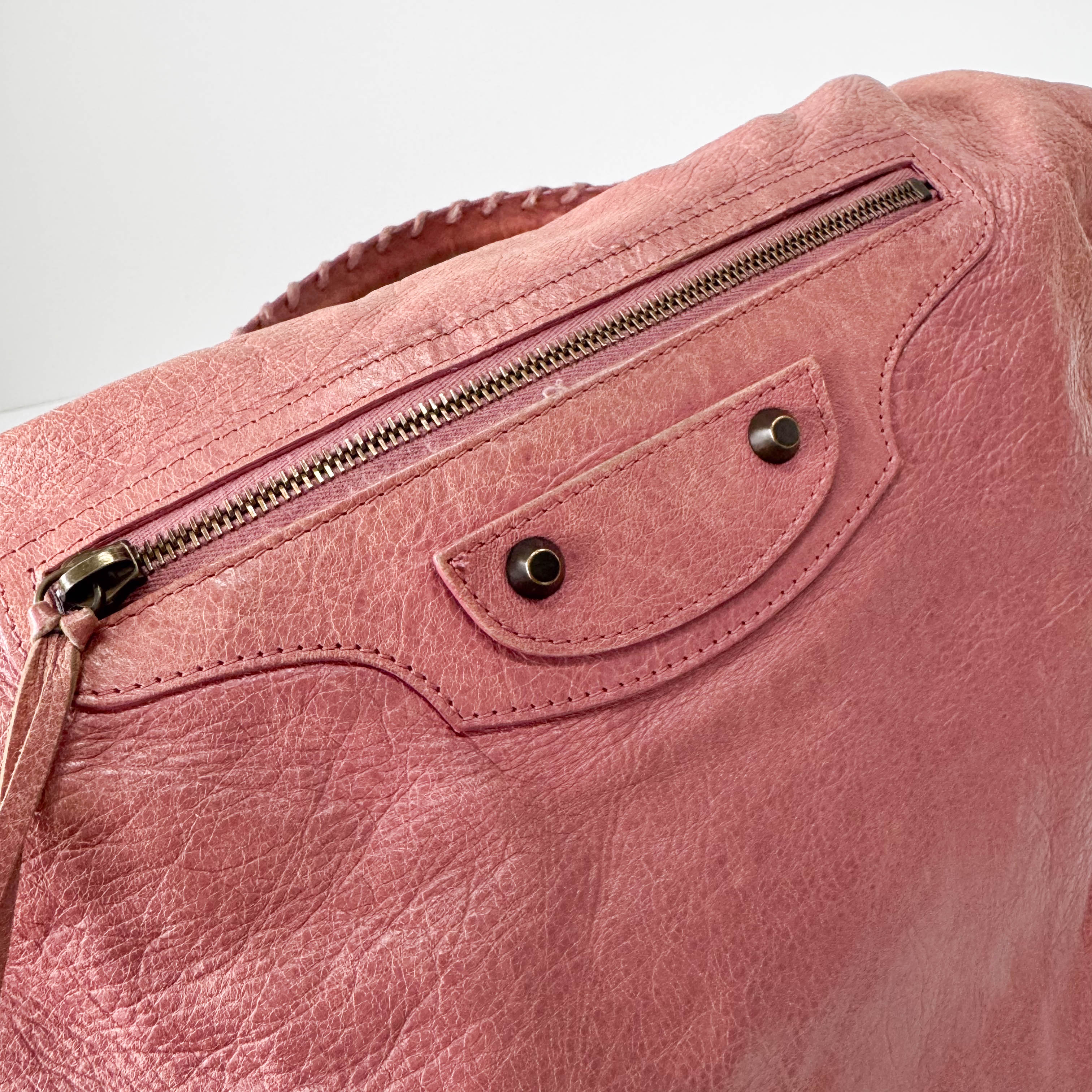 The Day Pink Leather Tote Bag