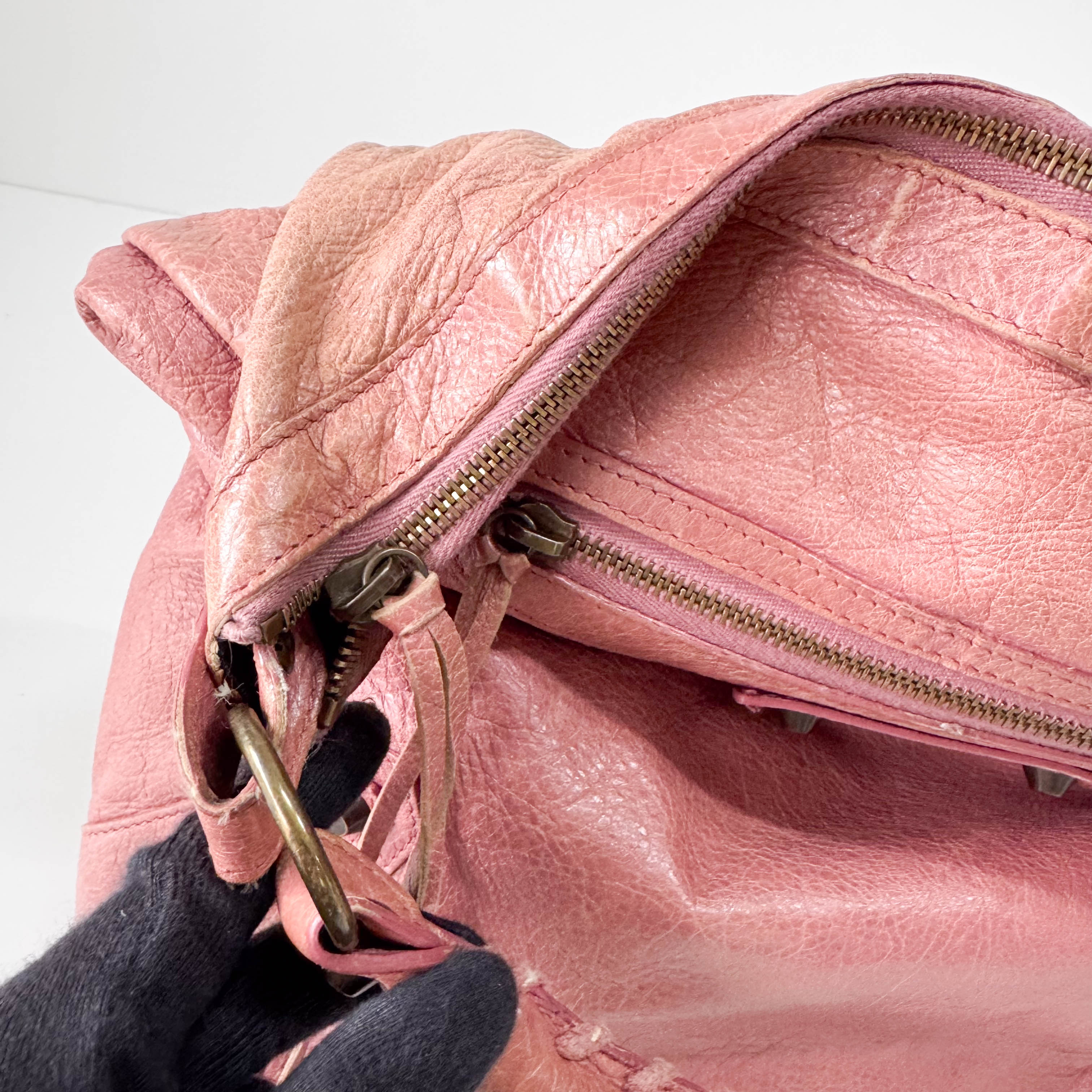 The Day Pink Leather Tote Bag